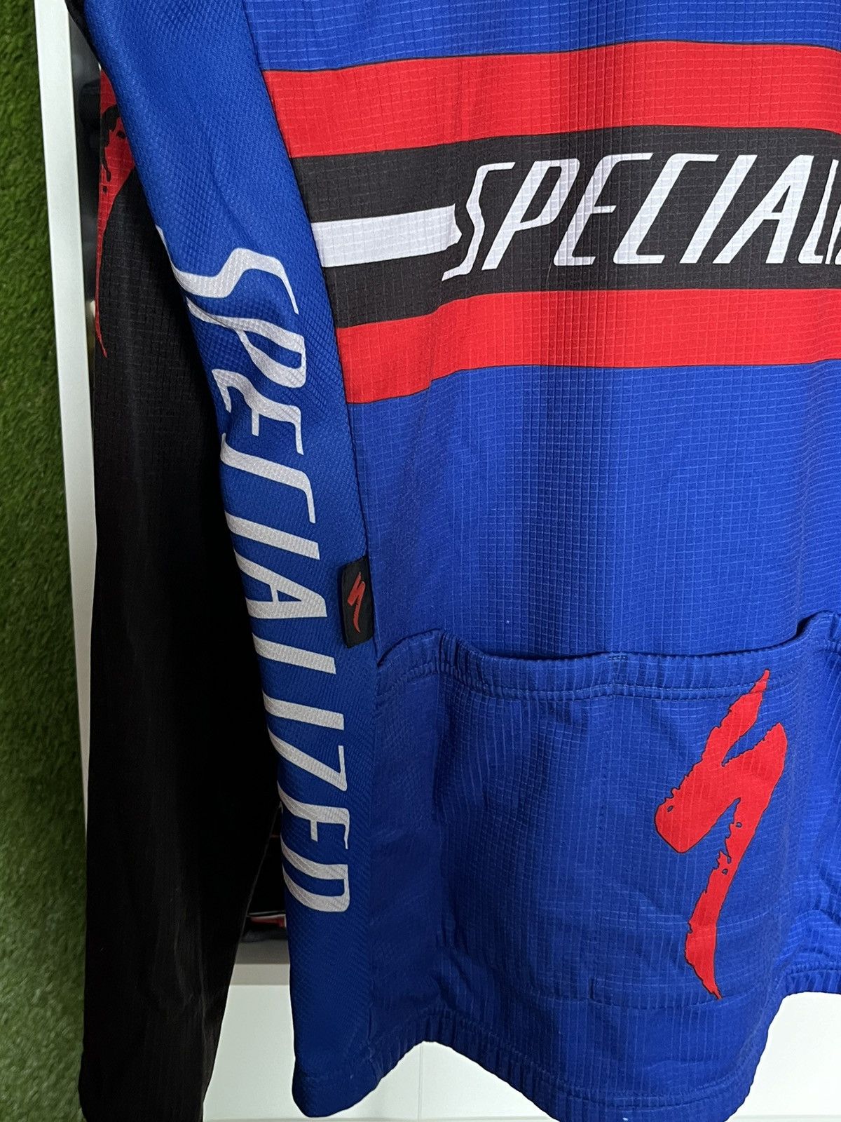 Vintage Mens Specialized long sleeve Cycling Jersey Cycle Vintage Size US L / EU 52-54 / 3 - 9 Thumbnail