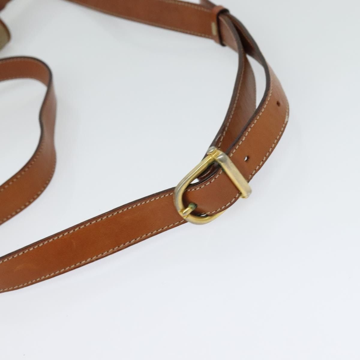 Celine CELINE Macadam Canvas Shoulder Bag Pvc Beige Gold Size ONE SIZE - 7 Thumbnail
