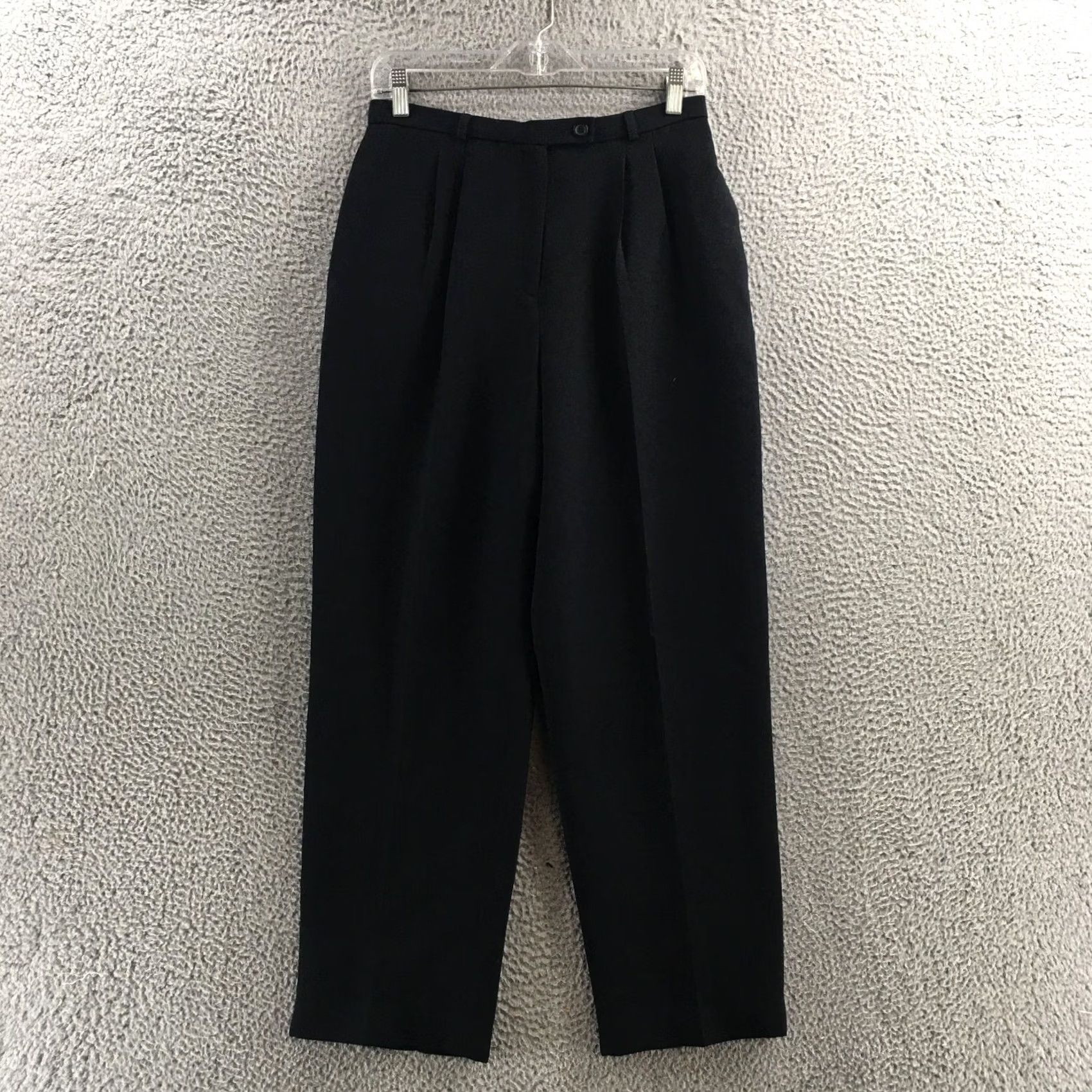 Worthington Worthington Dress Pants Womens Petite 10P Black High Rise Zip NEW Pants Woman 28x27 Petite Black High Rise Dress Pants Size 32" / US 10 / IT 46 - 2 Thumbnail