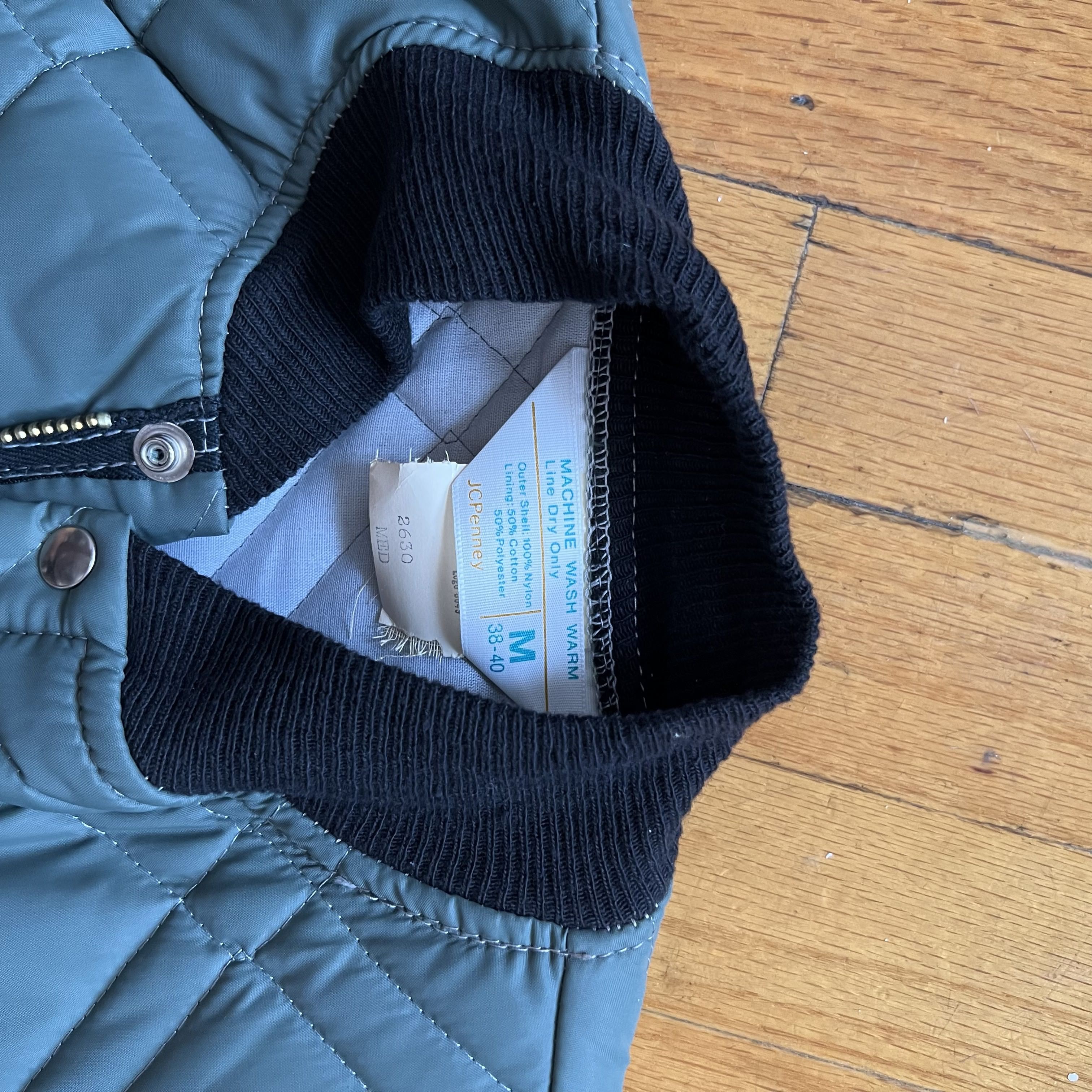 Vintage JC Penney 70's Quilted Bomber Jacket