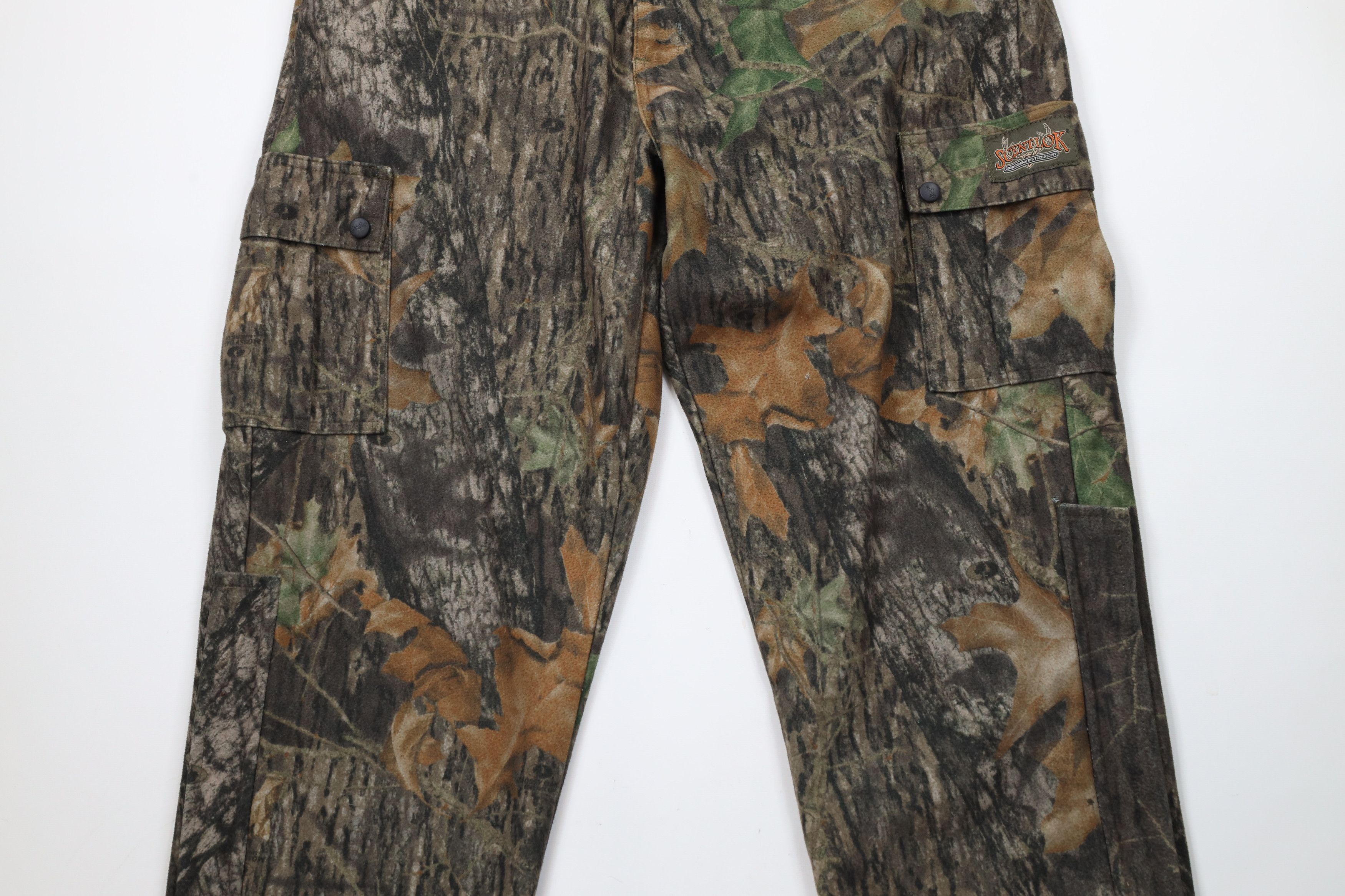 Vintage Vintage 90s Streetwear Oak Camouflage Chamois Cargo Pants Size US 38 / EU 54 - 3 Thumbnail