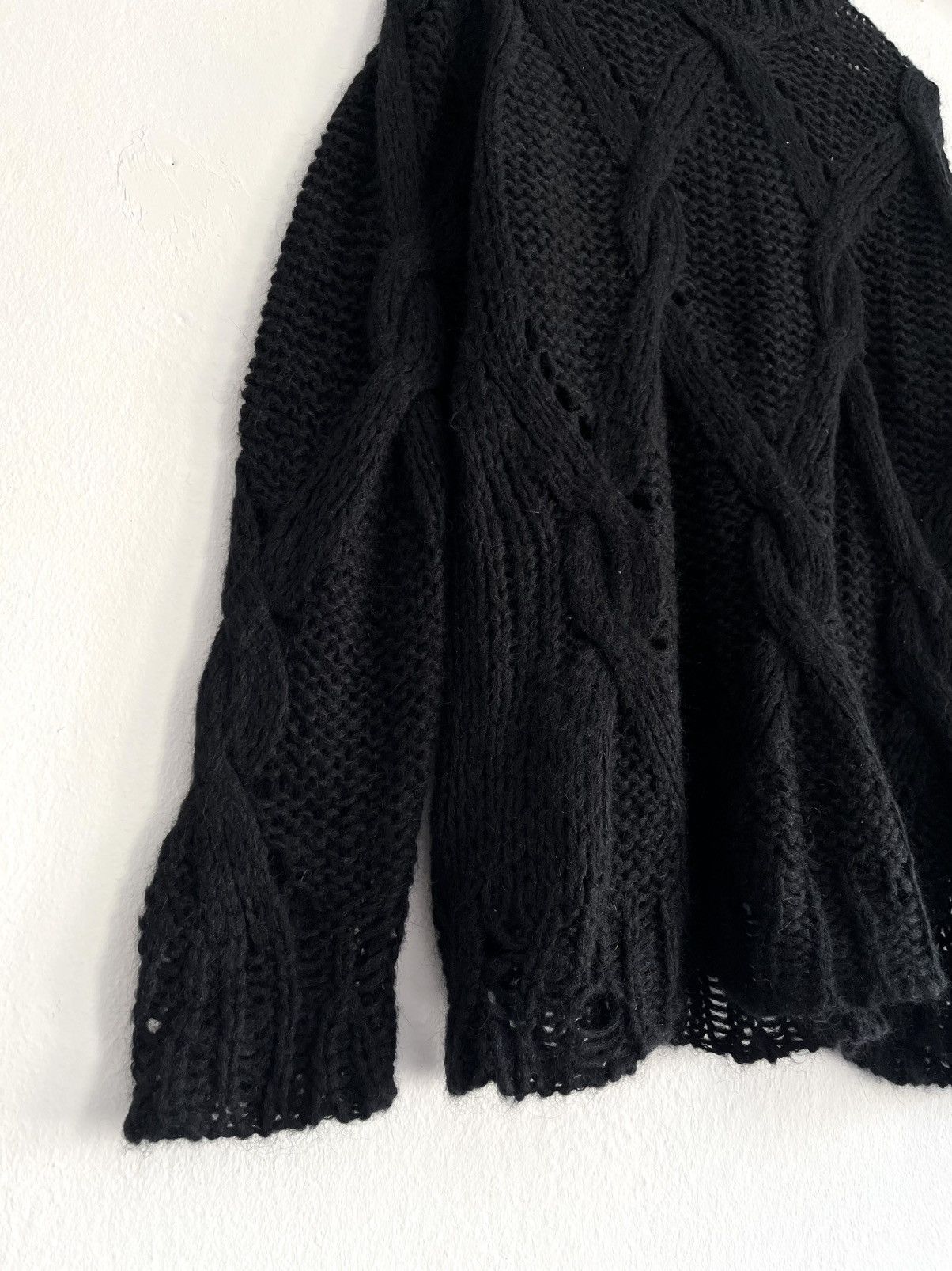 Acne Studios Acne Studios Spiderweb Mohair Wool Cable Knit Sweater Unisex Size US M / EU 48-50 / 2 - 4 Thumbnail