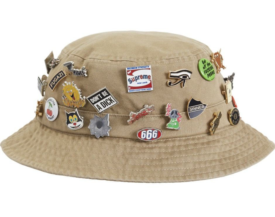 Supreme Supreme pins crusher in hand Tan S/M | Grailed