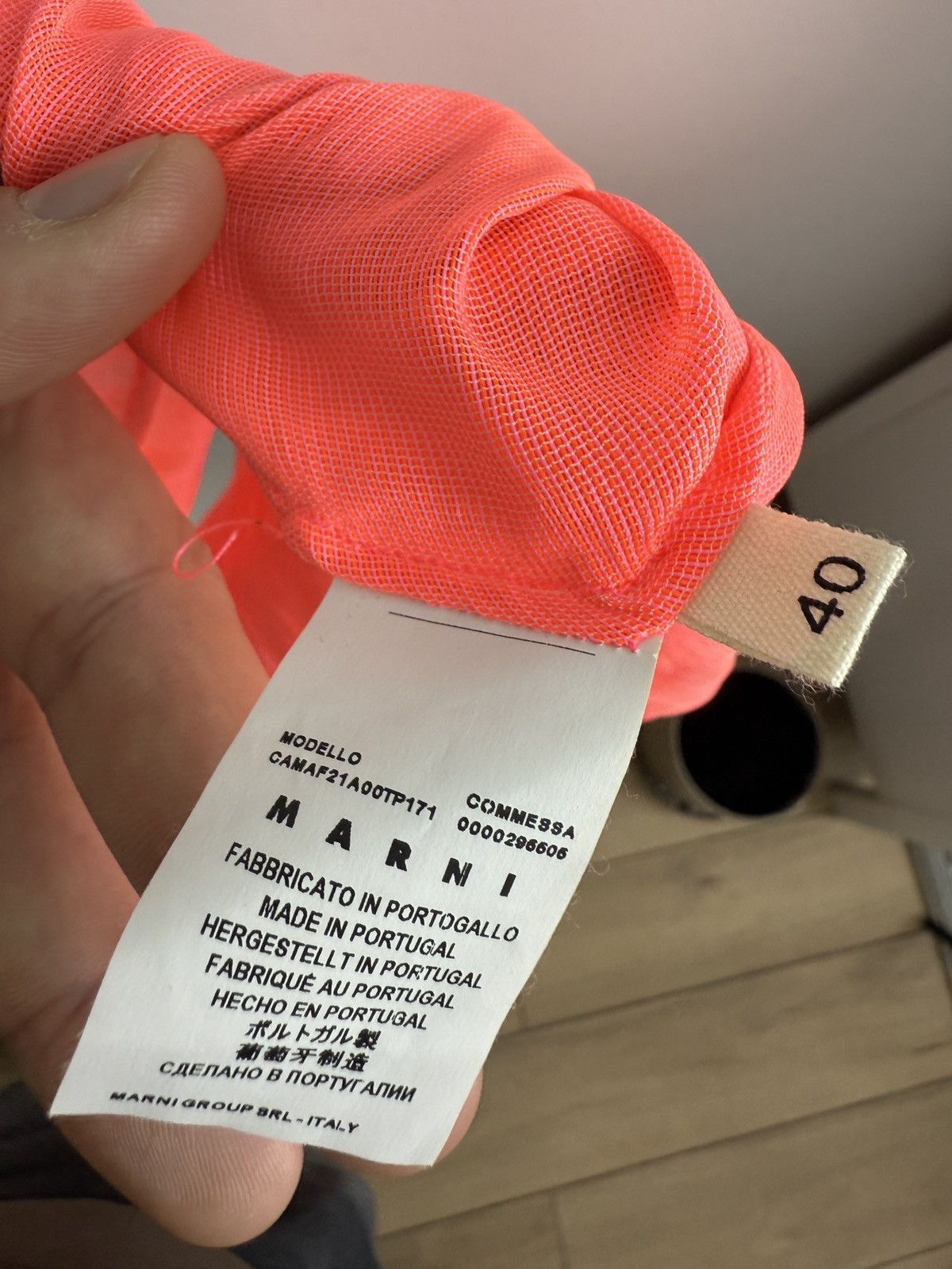 Designer × Marni Marni neon pink mesh top t-shirt M designer festival casual Size M / US 6-8 / IT 42-44 - 6 Thumbnail