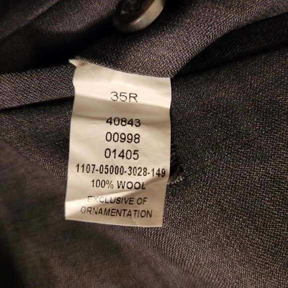 Jos. A. Bank jos.a.bank men's 100%wool dress pants 34/30 Size 34R - 4 Thumbnail
