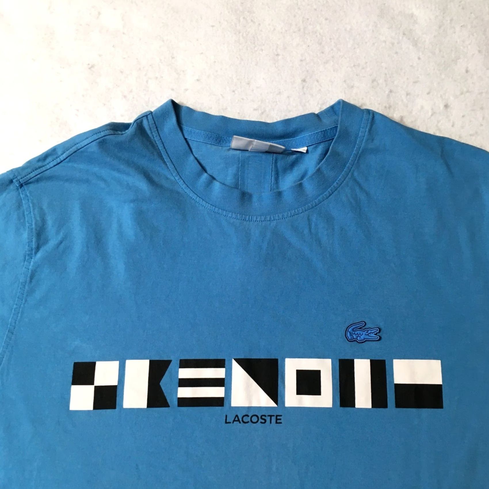 Lacoste Lacoste Blue Nautical Sail Flags Relaxed Fit T-Shirt Size L Mens Shirt Regular XS? Size US L / EU 52-54 / 3 - 2 Thumbnail