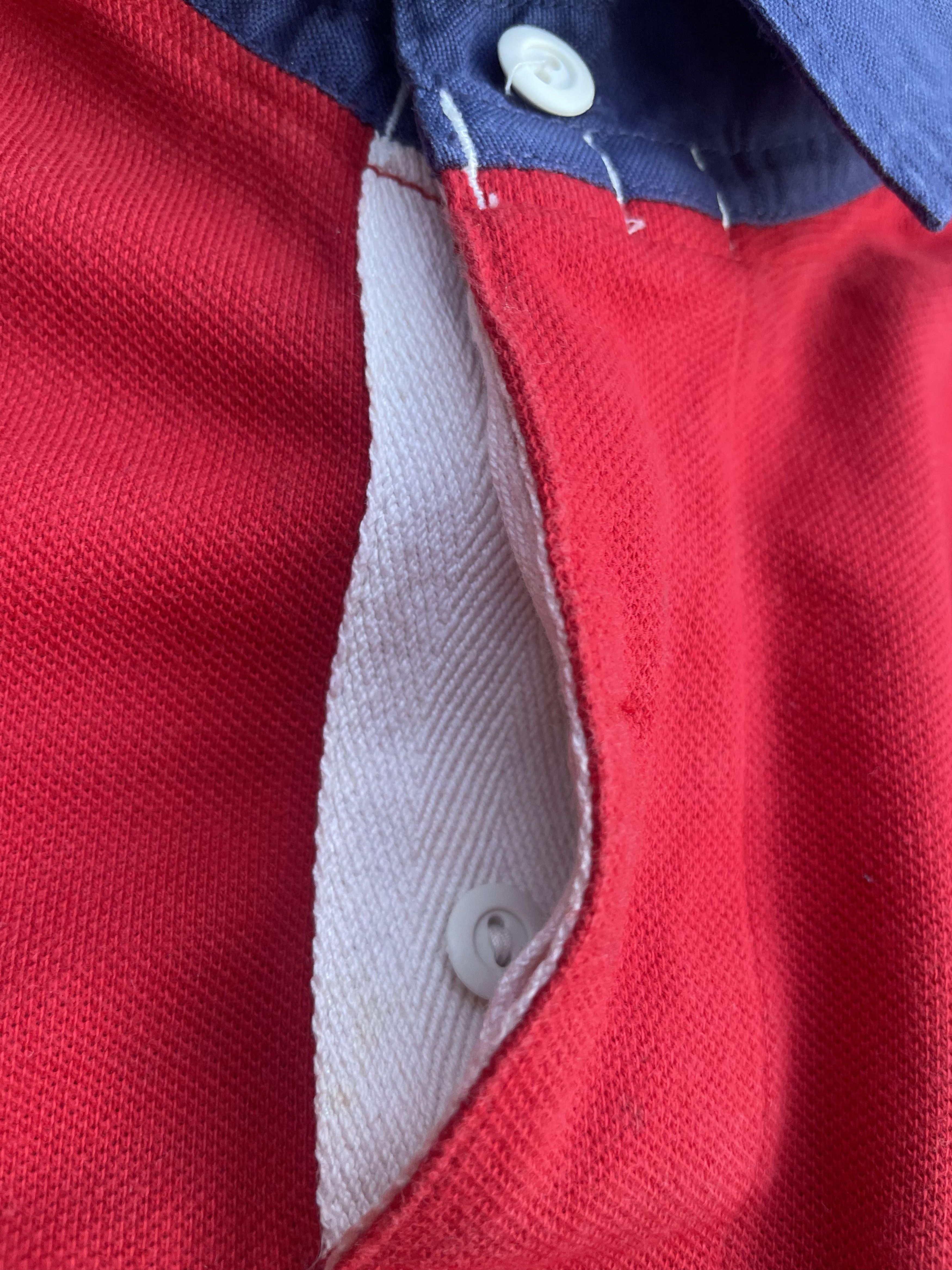 Designer × Polo Ralph Lauren × Vintage Vintage Polo Ralph Lauren Rugby Polo Tshirt Size US L / EU 52-54 / 3 - 9 Thumbnail