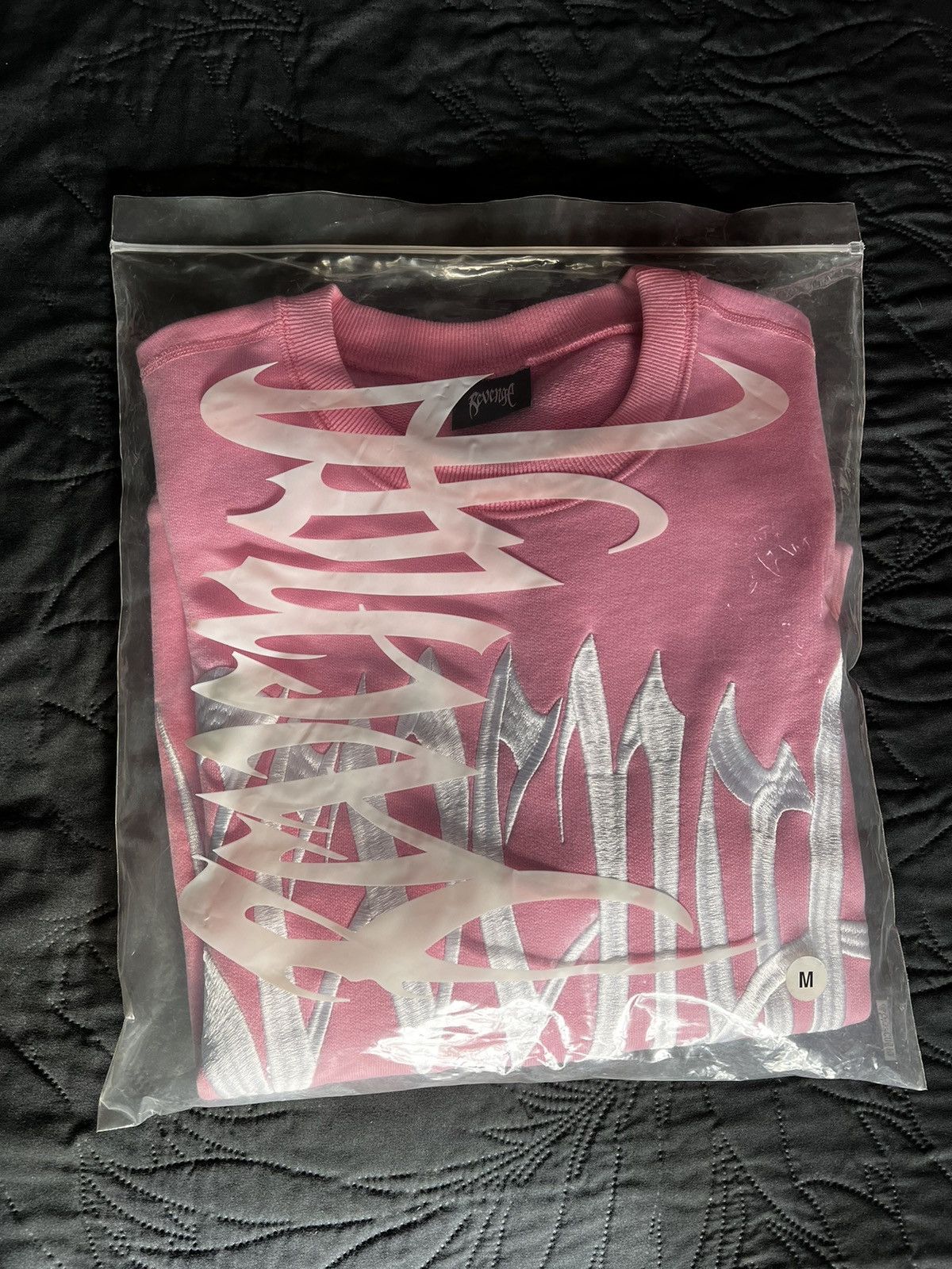 image of Revenge Crewneck (Pink), Men's (Size Medium)