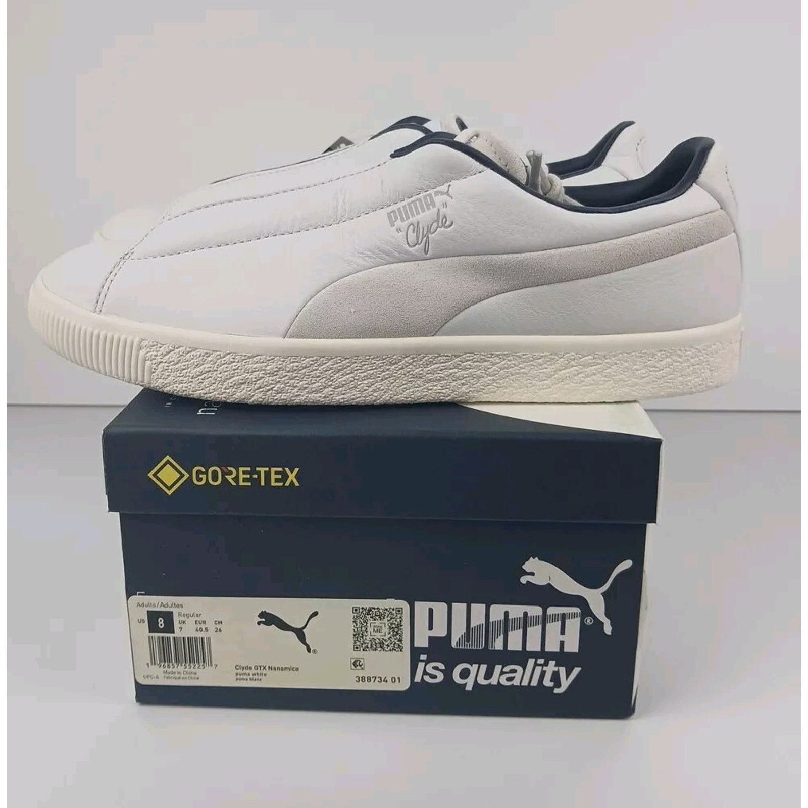 Puma Puma Clyde GTX Nanamica Men's Shoes Sz US 8 Leather & Suede Size US 7 / EU 40 - 2 Thumbnail