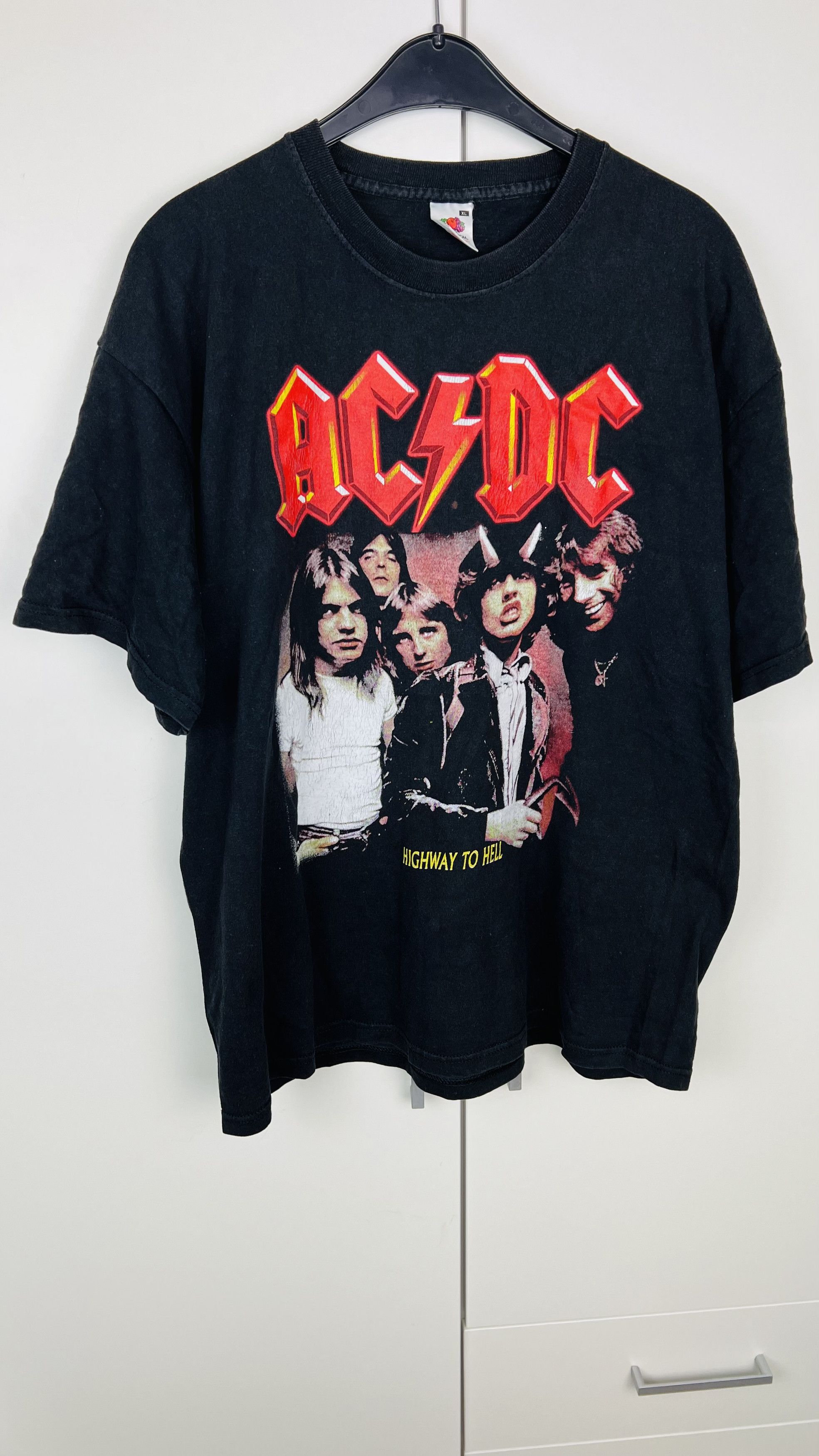 Fruit Of The Loom Vintage 2001 AC/DC Highway To Hell Band Tee Shirt Size US XL / EU 56 / 4 - 5 Thumbnail