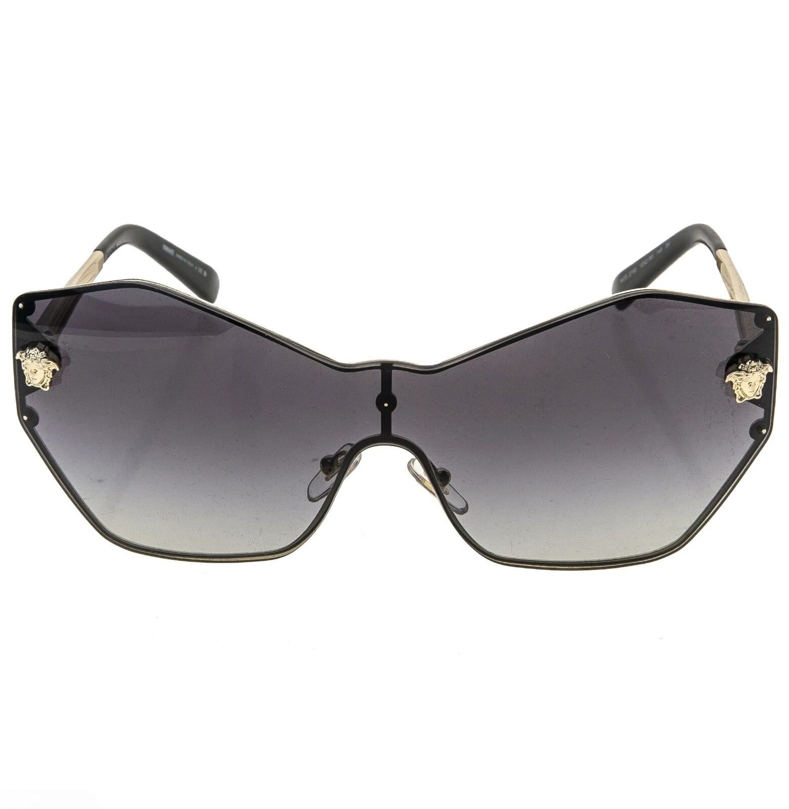 Versace VERSACE GLAM Stud Medusa Head 2182 Gray VE2182 Sunglasses Size ONE SIZE - 5 Thumbnail