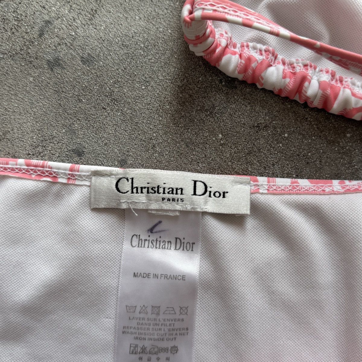 Christian Dior Monsieur Christian Dior Vintage Galliano Era Y2K Bikini Set Swimwear Size ONE SIZE - 10 Thumbnail