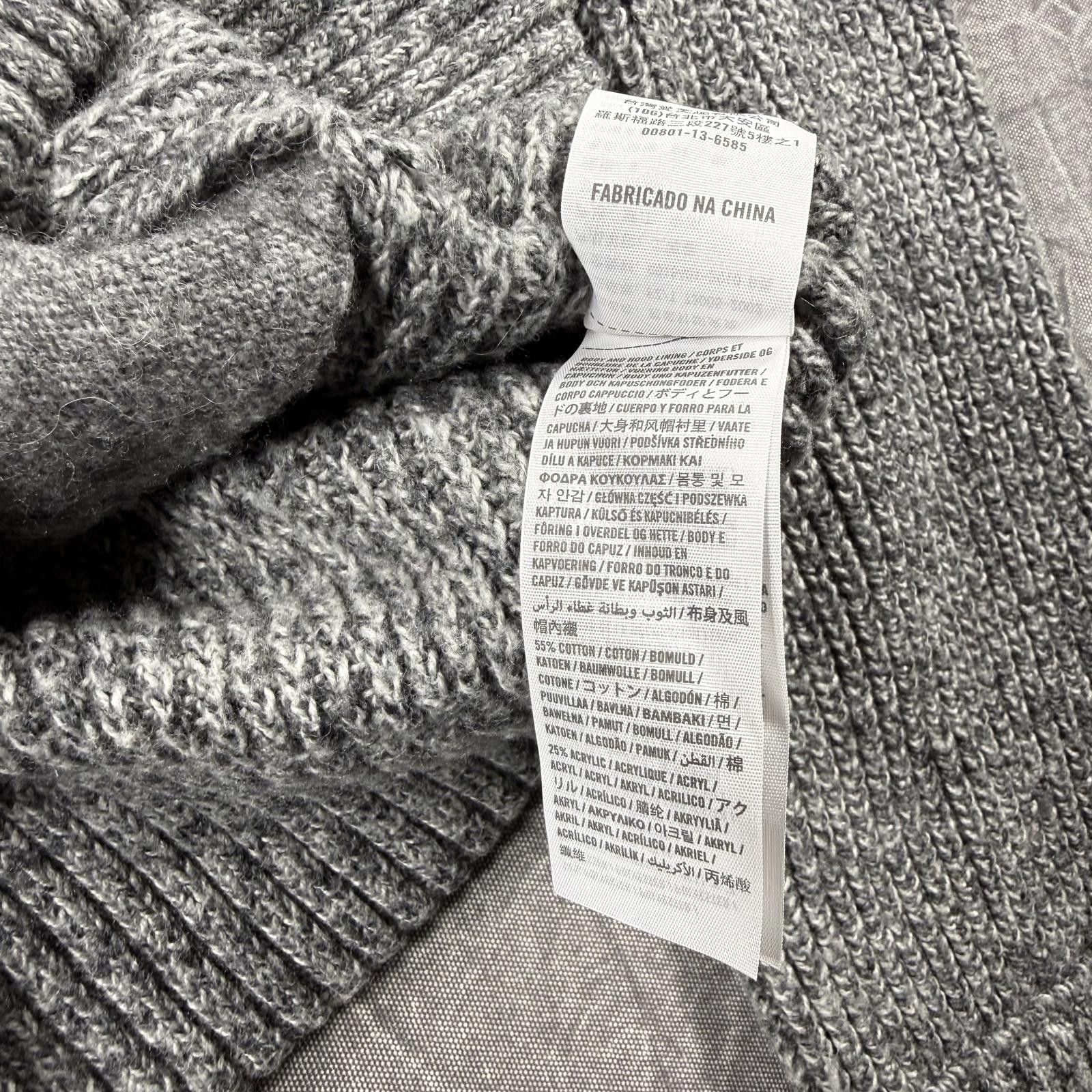 Abercrombie & Fitch Abercrombie Sweater Women's S Grey Knitted Wool Blend Hoodie Size S / US 4 / IT 40 - 4 Thumbnail