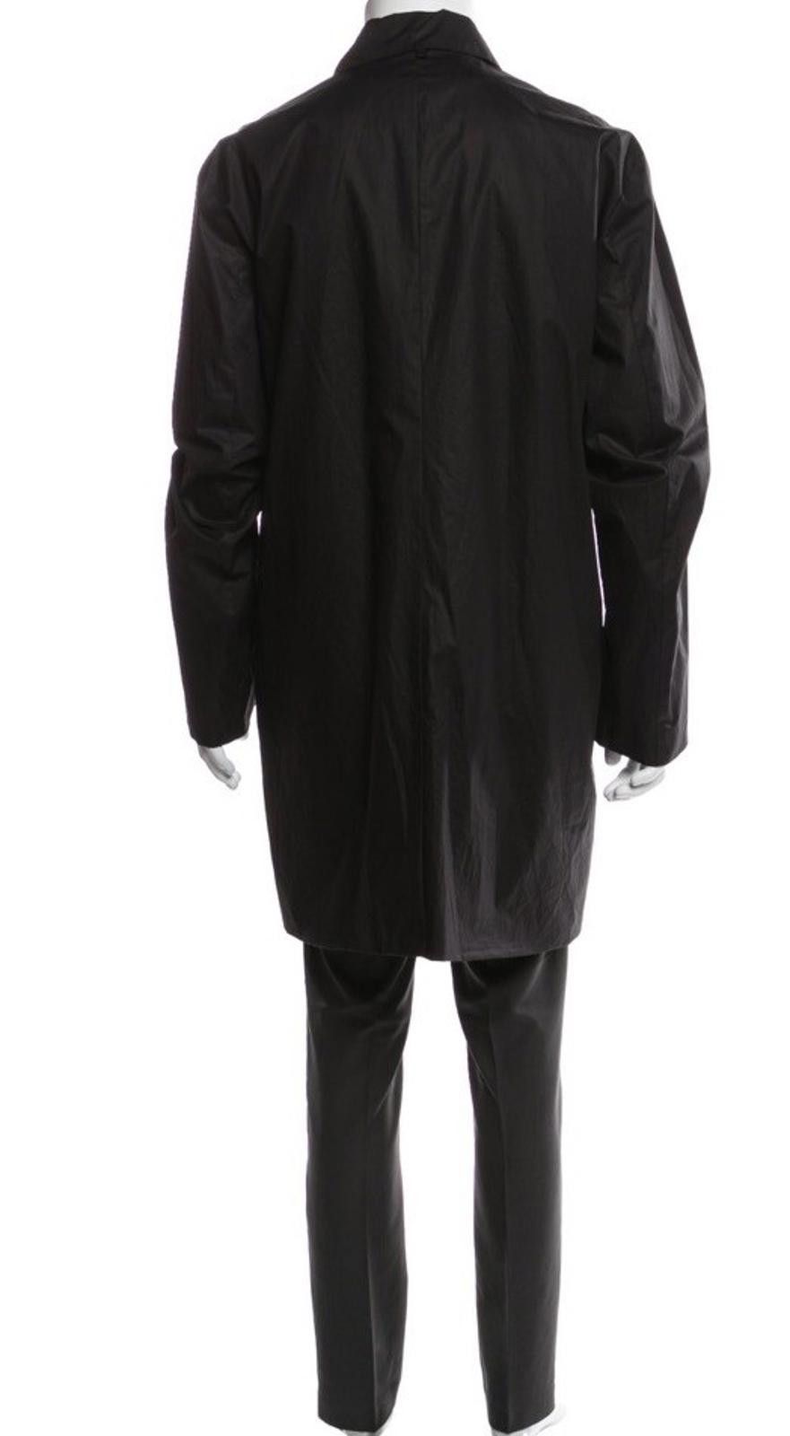 Rudsak RUDSAK Mens Black Trench Coat Waterproof SzL/M Size US L / EU 52-54 / 3 - 2 Thumbnail