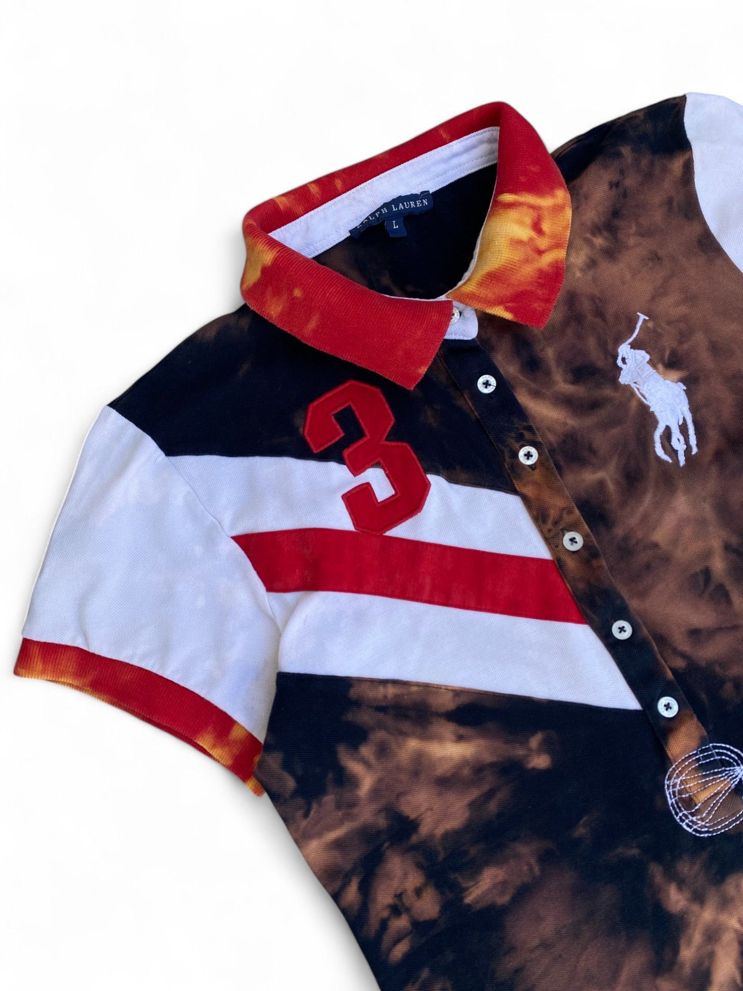 Ralph Lauren Ralph Lauren Tie Dye Polo Dress y2k avantgarde 1of1 Size L / US 10 / IT 46 - 5 Thumbnail