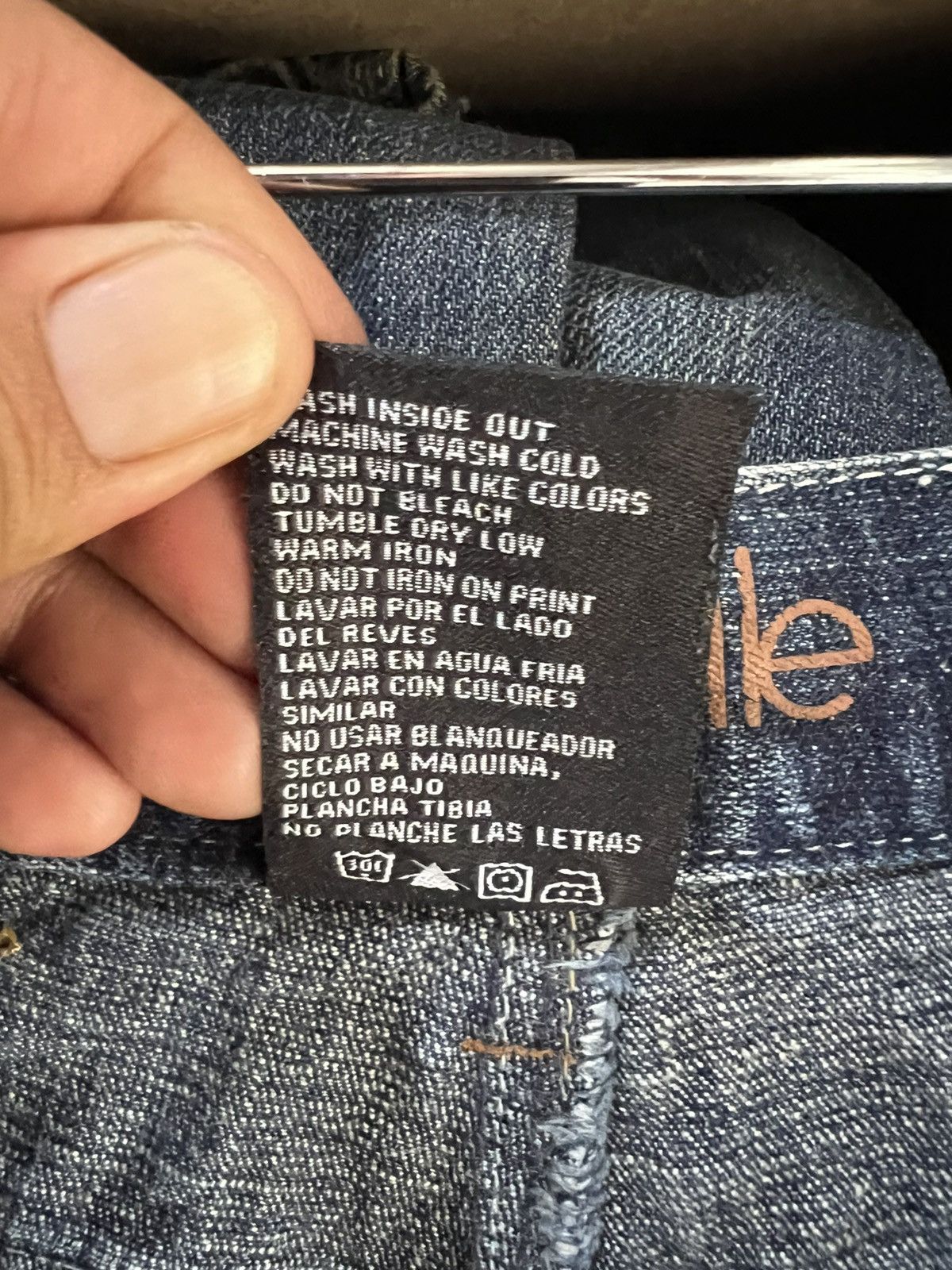 Pelle Pelle 🔥Pelle Pelle Pocket Print Denim Size US 30 / EU 46 - 19 Thumbnail