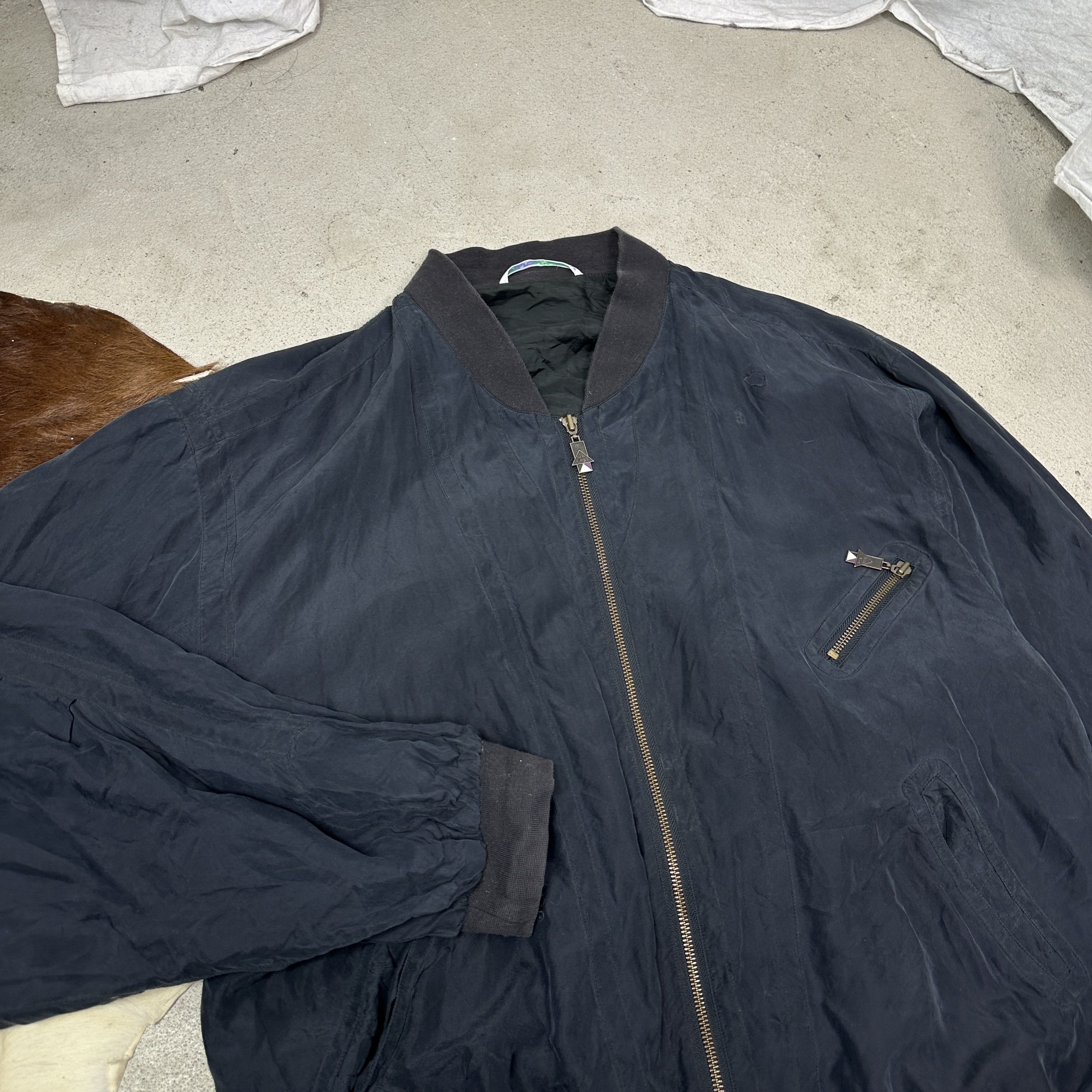 Vintage Vintage Casual Preppy Streetwear Silk Bomber Jacket 00s Size US XL / EU 56 / 4 - 4 Thumbnail