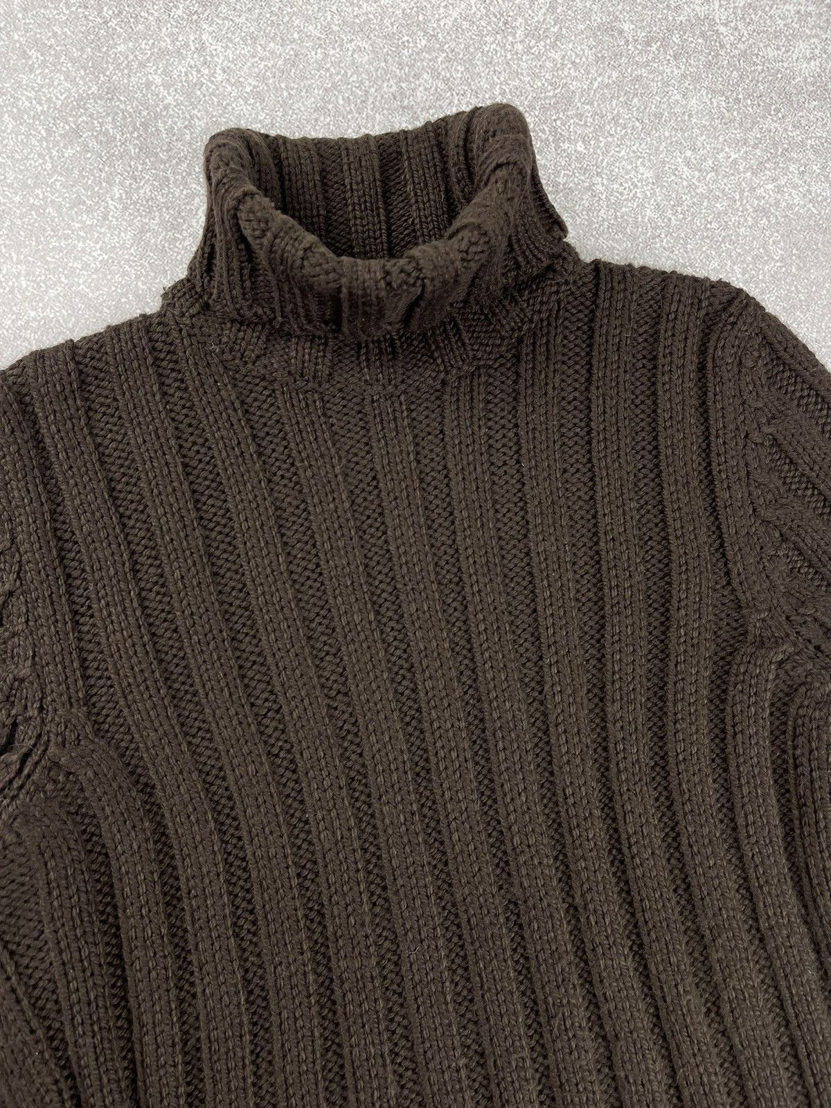 Dolce & Gabbana × Vintage Vintage Dolce & Gabbana Wool Knit Turtleneck Sweater Size L / US 10 / IT 46 - 5 Thumbnail