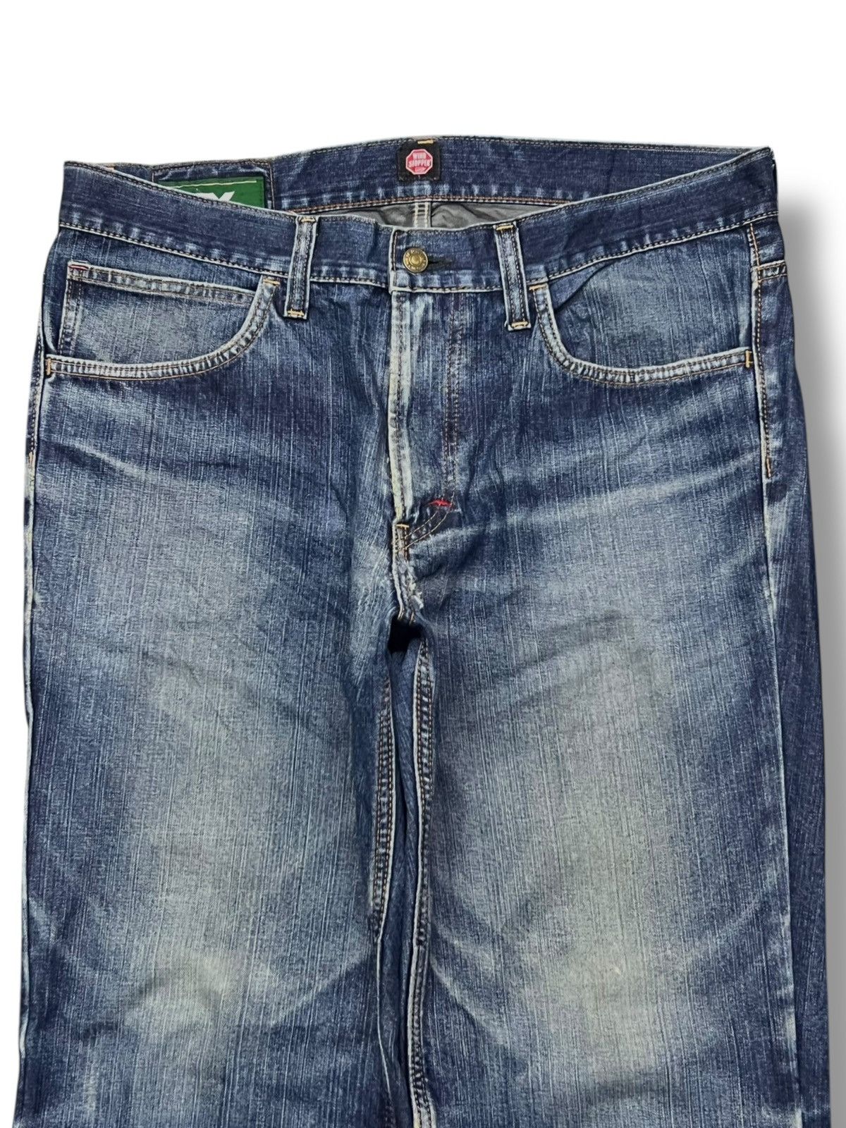Edwin Vintage Edwin Wind Stopper 503WSPJapan - Faded Wash Jeans Size US 37 - 4 Thumbnail