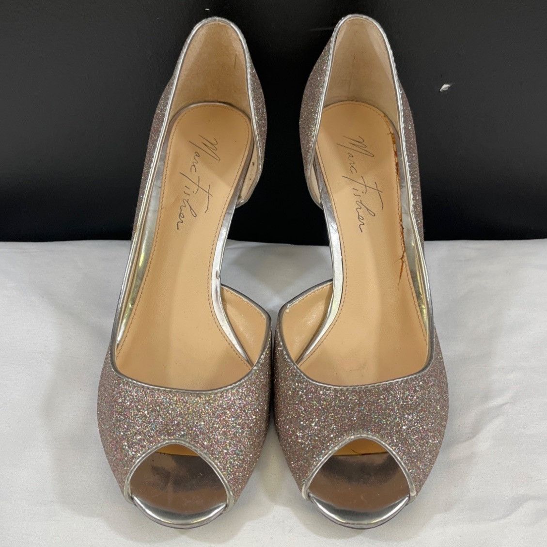 Marc Fisher Marc Fisher Joey Women's Multicolor Metallic Shoes/Heels Sz Size US 8 / IT 38 - 1 Thumbnail