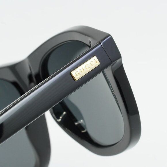 Gucci Gucci GG1316S 001 Sunglasses Black Aviator Frame, Grey Size ONE SIZE - 4 Thumbnail