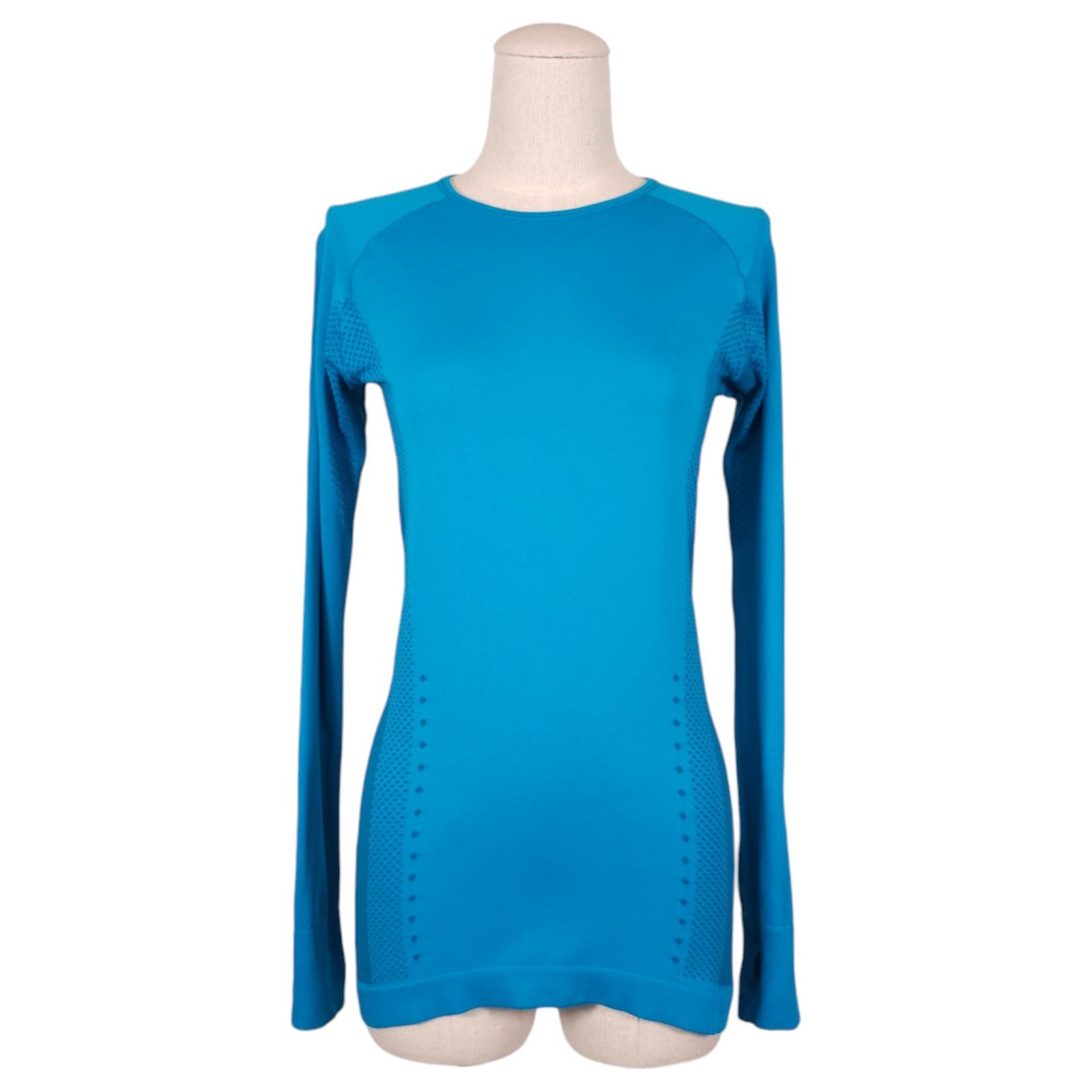Sweaty Betty Sweaty Betty Seamless Workout Long Sleeve Tee Blue Sz Small Size S / US 4 / IT 40 - 1 Thumbnail