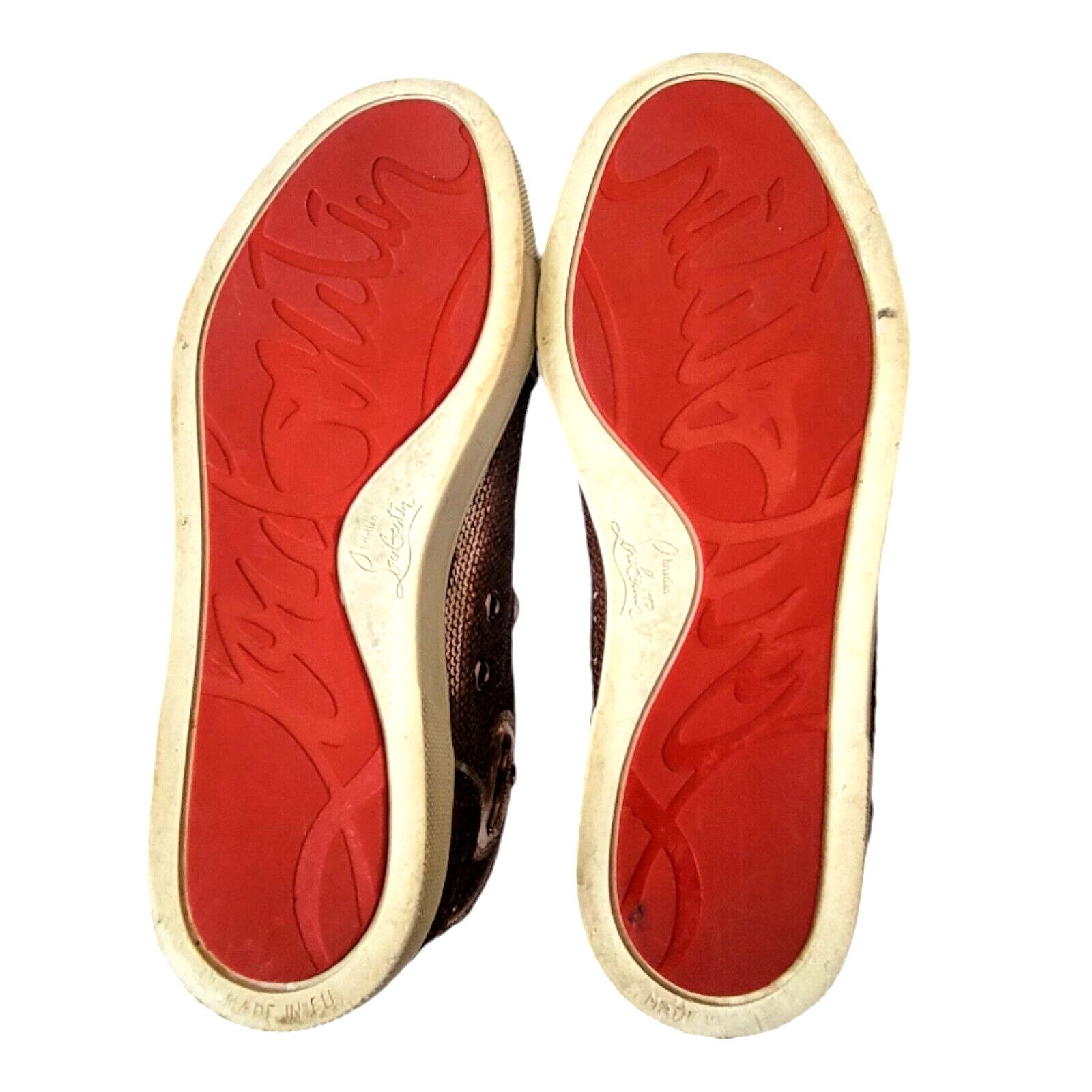 Christian Louboutin Christian Louboutin Woman Orlato Sequin Hi High Top Size 37 Size US 6.5 / IT 36.5 - 6 Thumbnail