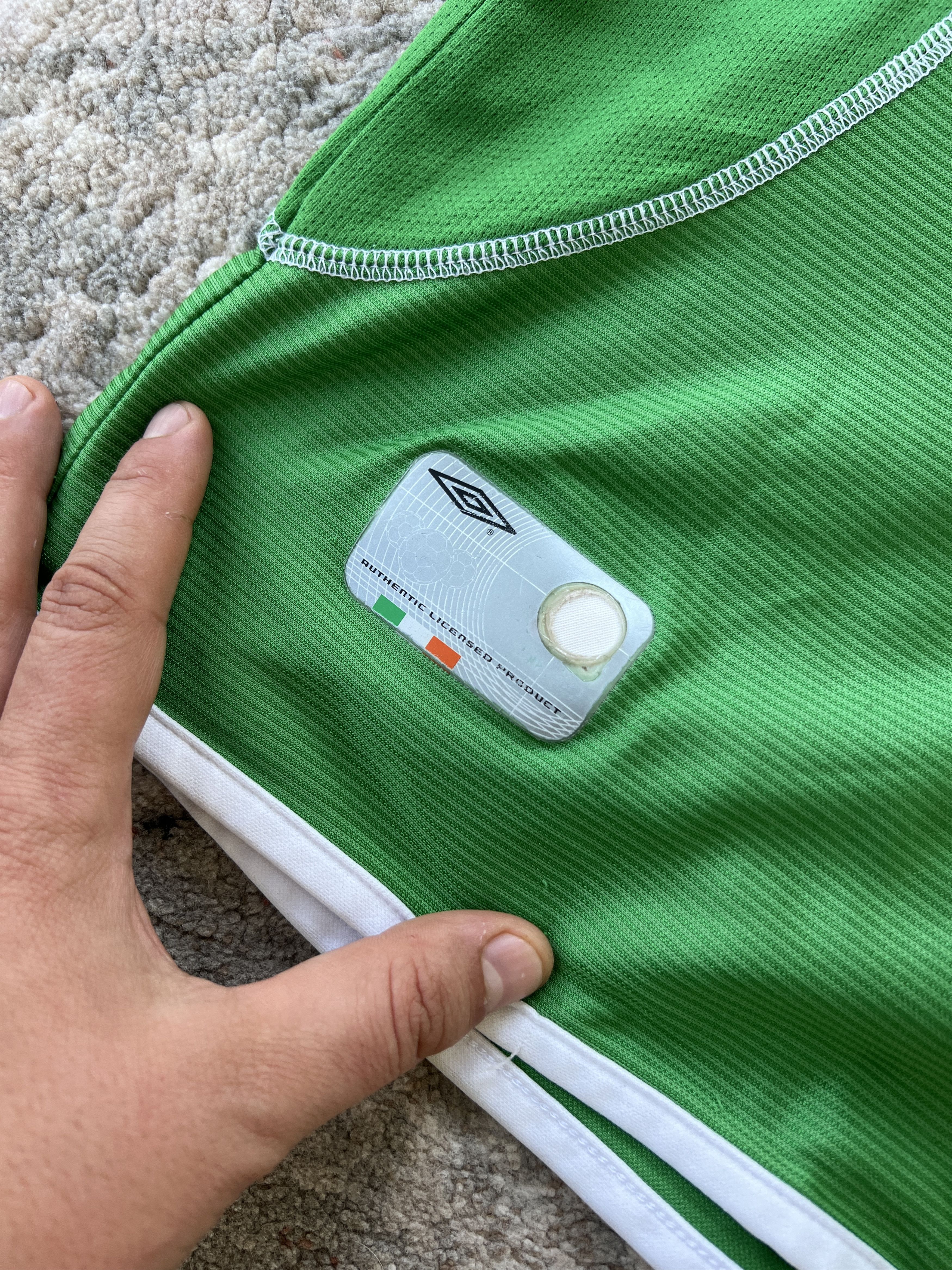 Umbro Umbro World Cup 2002 Ireland Vintage Jersey Size US XL / EU 56 / 4 - 2 Thumbnail