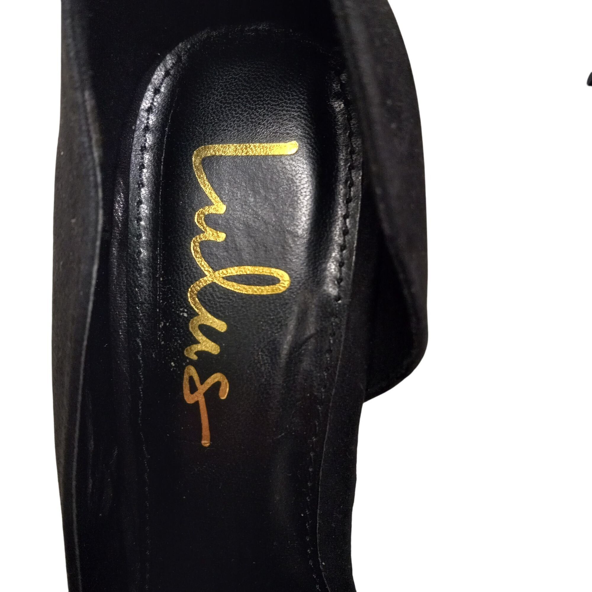 Lulus Lulus Size 8 Womens D'Orsay Black Suede Pointed Toe Stiletto Size US 8 / IT 38 - 7 Thumbnail