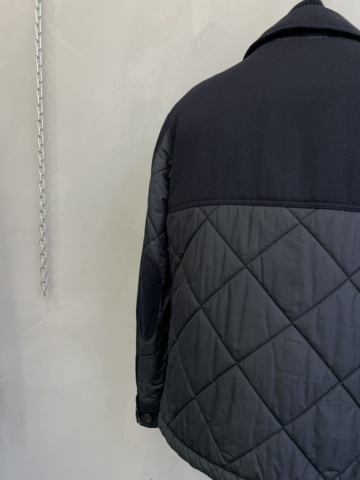 Hackett Hackett quilted wool jacket navy blue classic puffer y2k Size US M / EU 48-50 / 2 - 13 Thumbnail