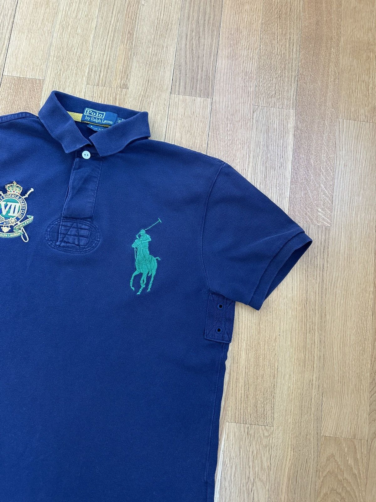 Polo Ralph Lauren Vintage Polo Ralph Lauren Polos Green Big Logo Y2K Size US M / EU 48-50 / 2 - 7 Thumbnail