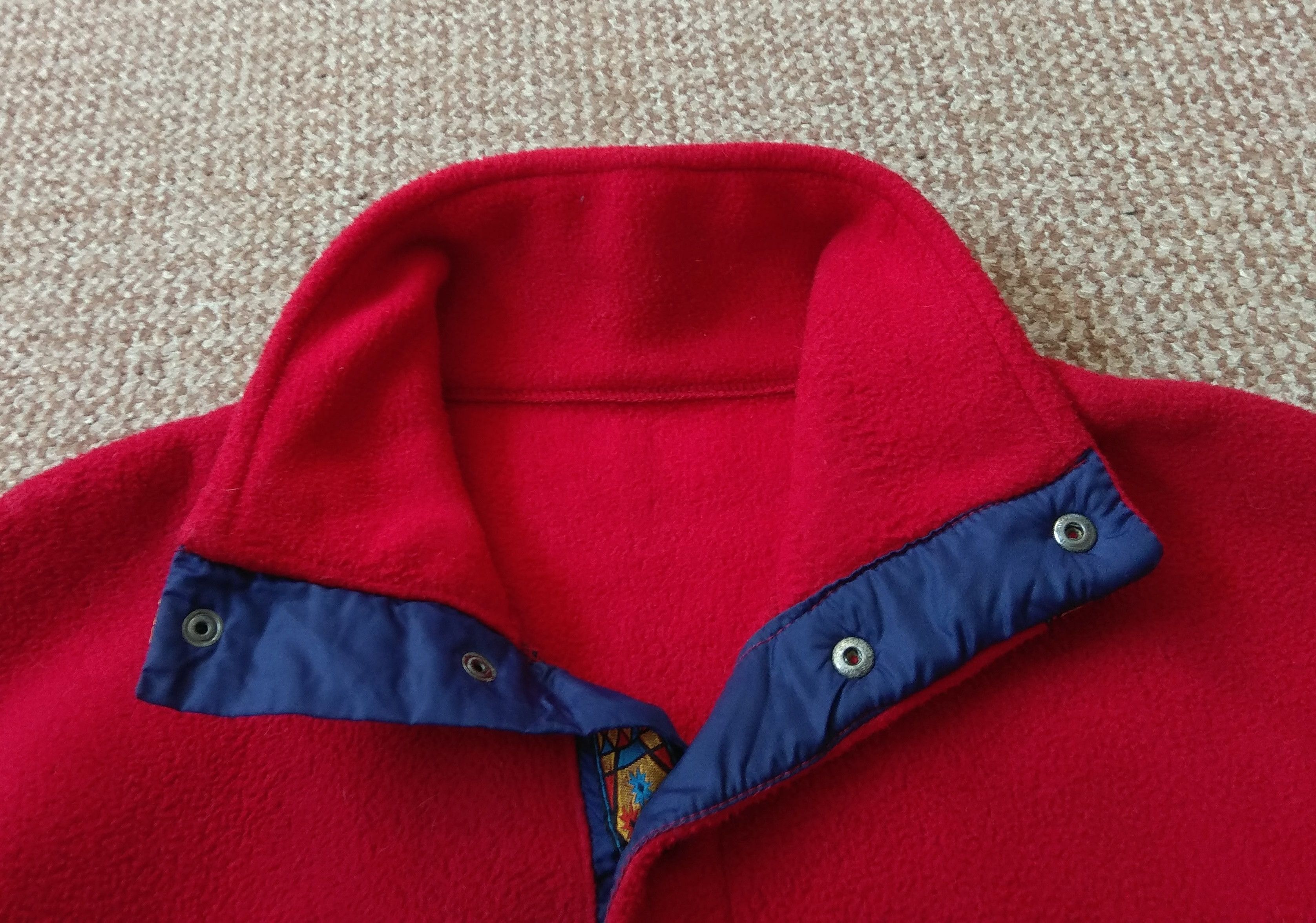 Pull Polaire Vintage Berghaus Polartec - Homme Taille XL - Rouge