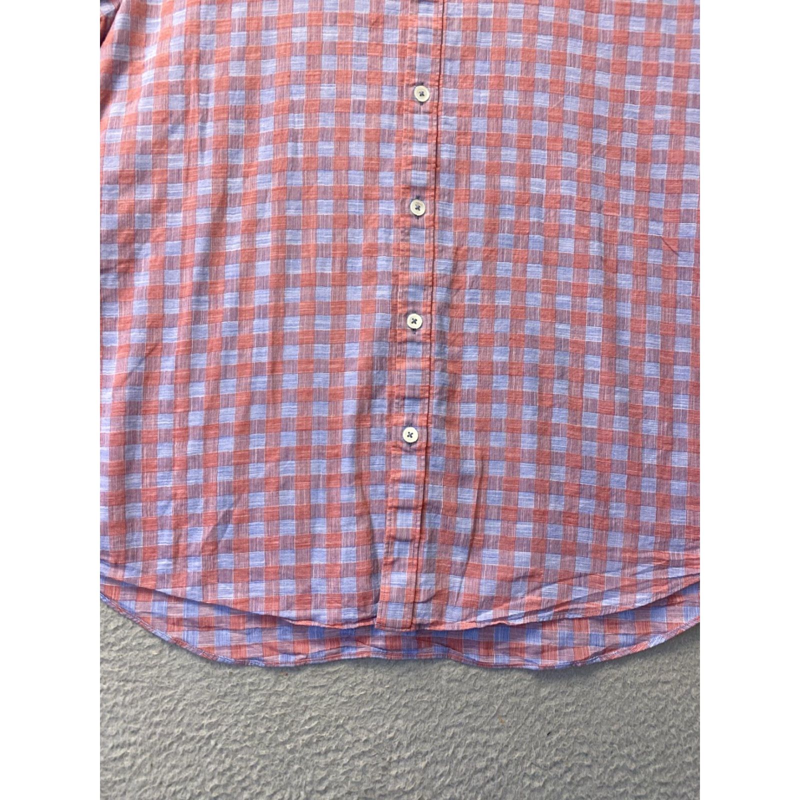 Pinko VINTAGE Zachary Prell Shirt Men L Pink Blue Plaid Cotton Long Sleeve Button-Up Size US L / EU 52-54 / 3 - 2 Thumbnail