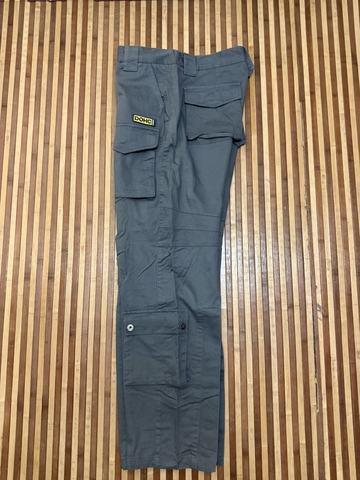 Japanese Brand Vintage DOHC Bush Pocket Cargo Pants 8 Pockets Streetwear Size US 34 / EU 50 - 10 Thumbnail