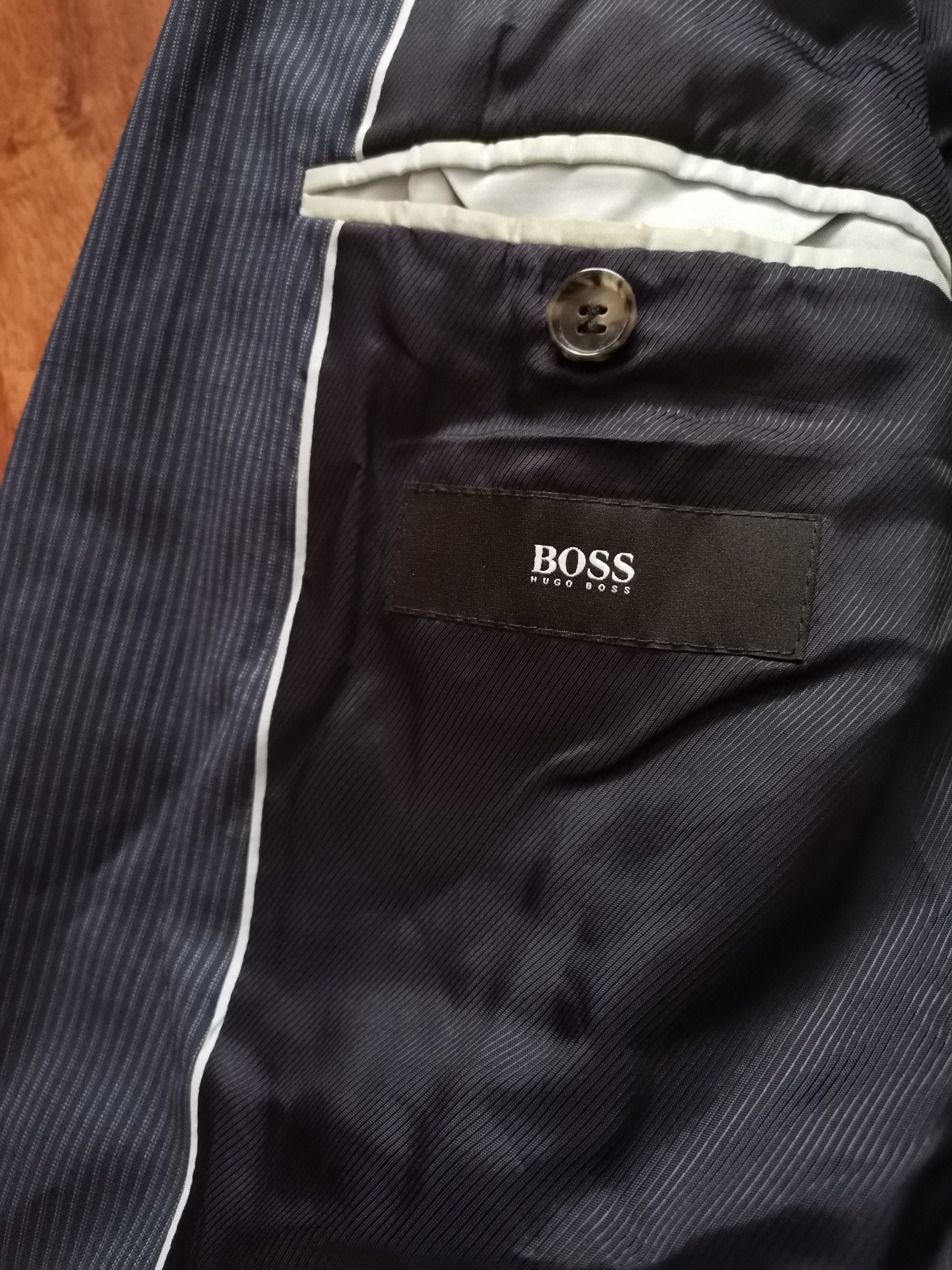 Hugo Boss Hugo Boss Striped Suit Size 44R - 3 Thumbnail