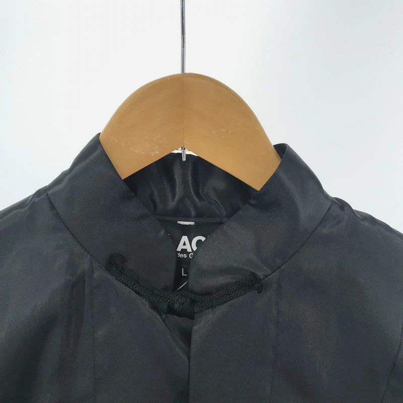 Comme des Garcons Black Jacket Polyester Satin China Shirt Toogle Button Black Size US L / EU 52-54 / 3 - 4 Thumbnail