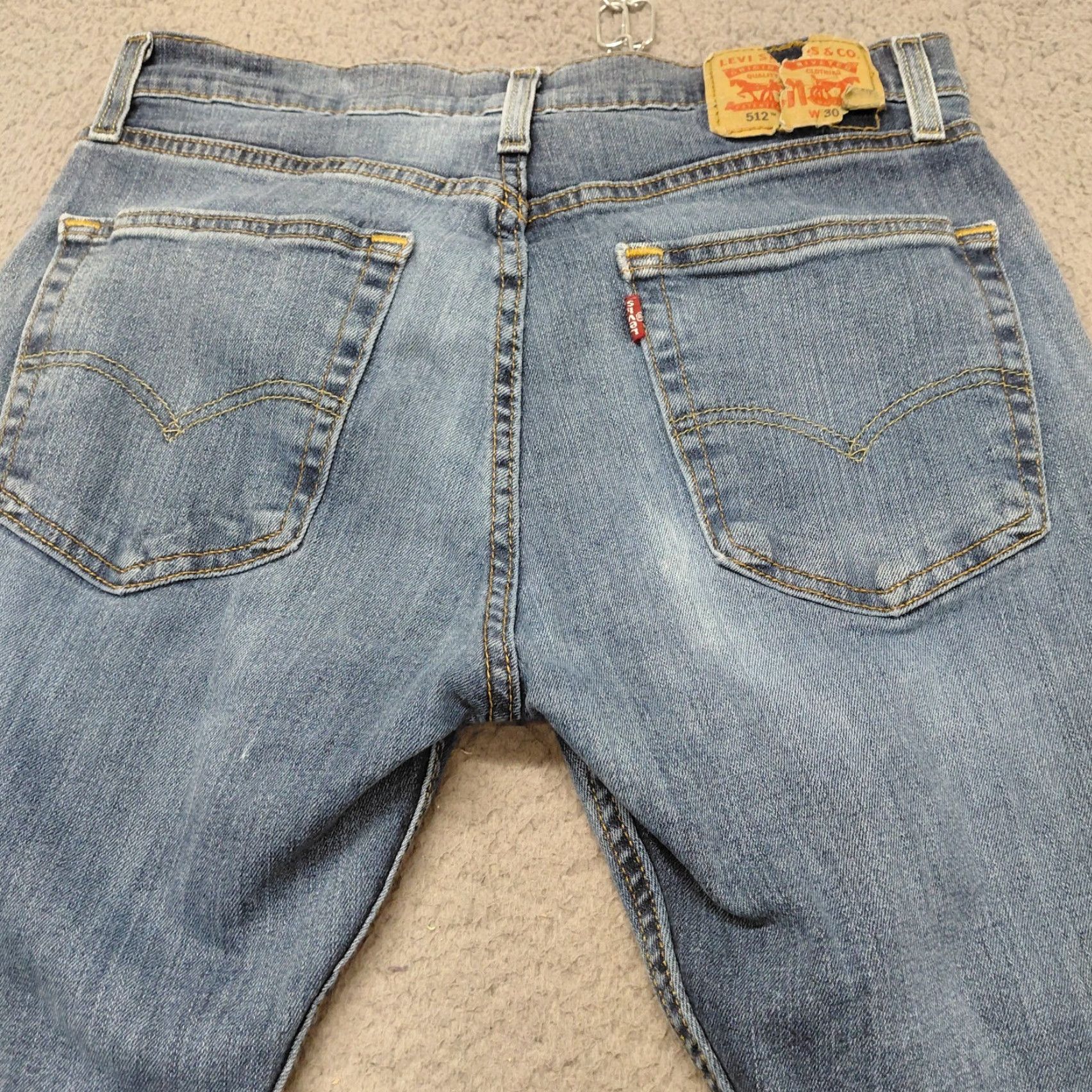 Levi's Levi's 512 Jeans Men's 30x32 Blue Denim Slim Straight Medium Wash Preppy... Jeans Slim Straight 30x32 Levi's 512 Mens Blue Denim 90s Theme Size US 30 / EU 46 - 3 Thumbnail