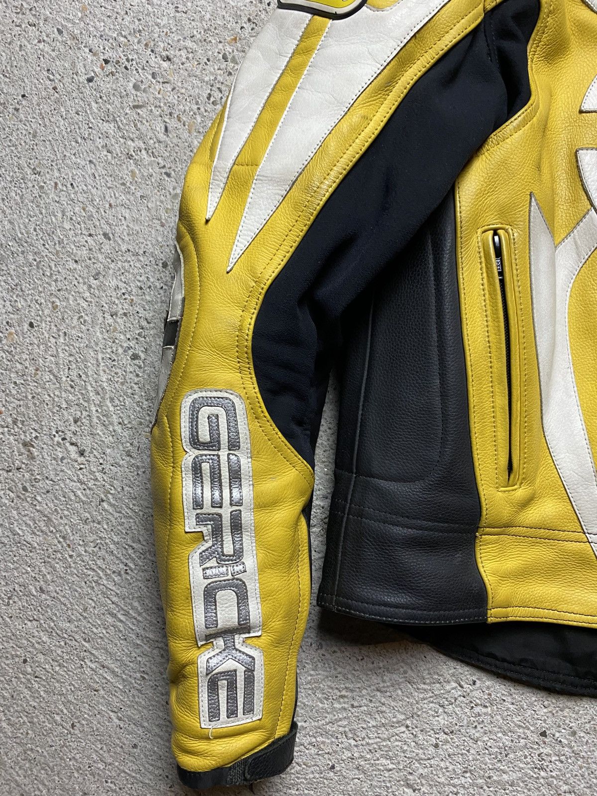Hein Gericke Hein hericke vintage motorcycle leather jacket y2k yellow Size US M / EU 48-50 / 2 - 3 Thumbnail