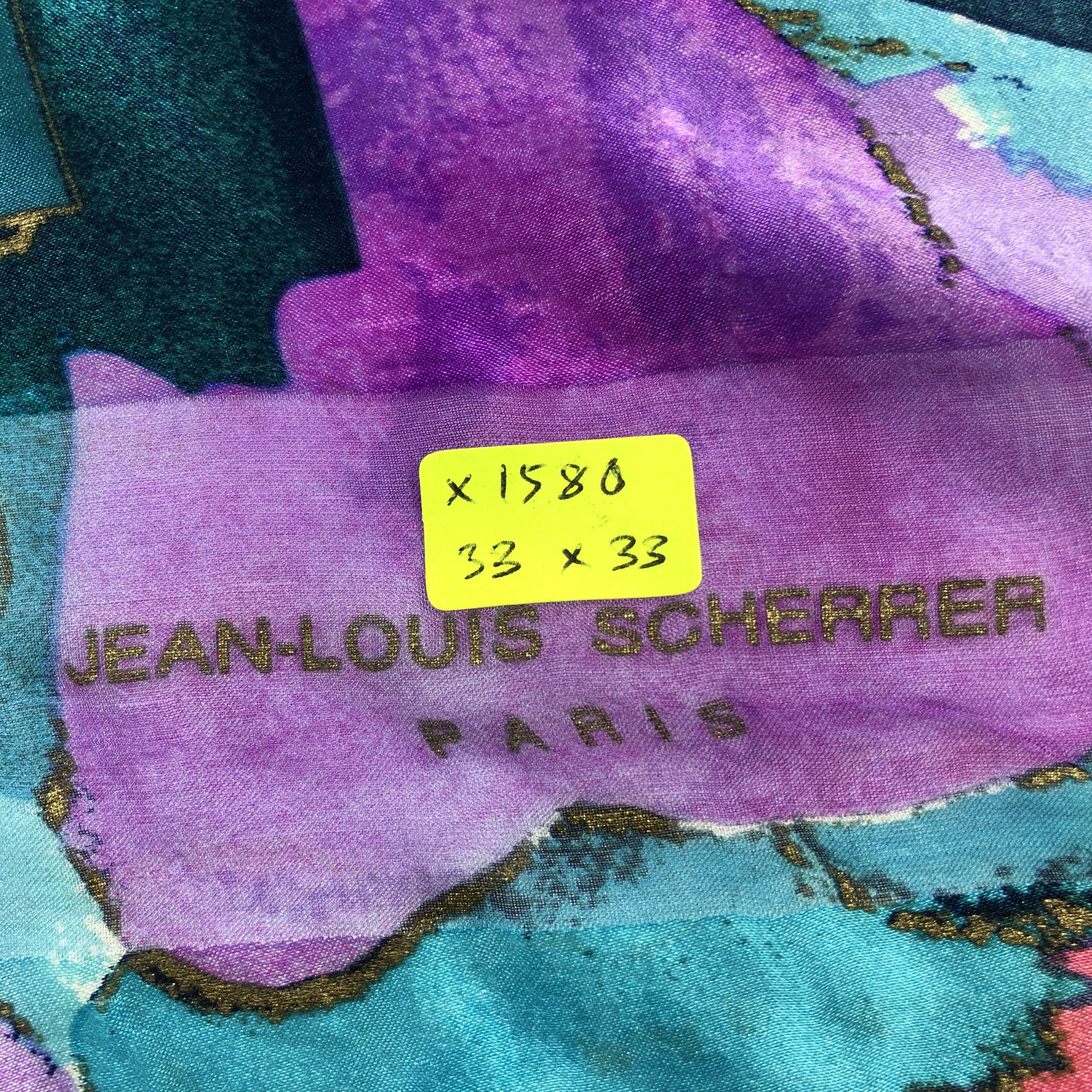 Jean-Louis Scherrer Vintage Jean Louis Scherrer Silk Scarf Size ONE SIZE - 15 Thumbnail