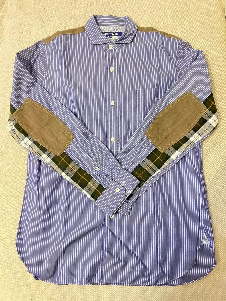 Junya Watanabe Patchwork Button-Up Shirt