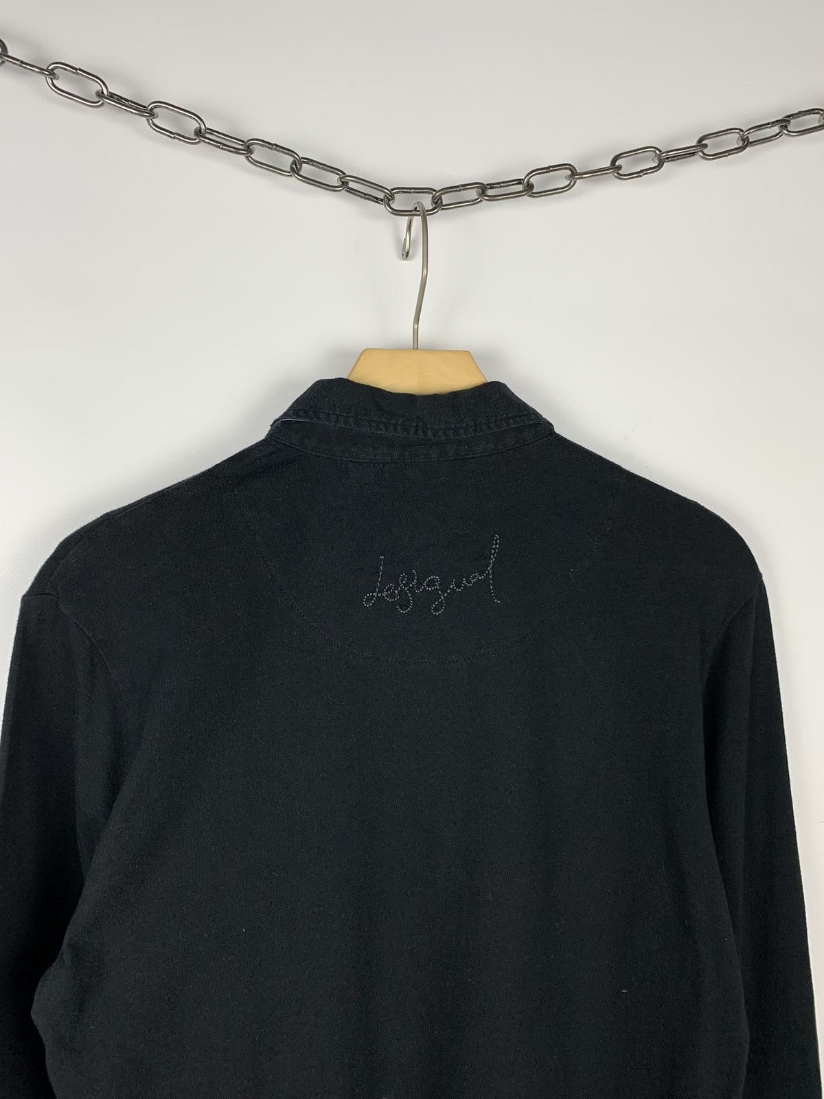 Desigual Desigual Polo Long Sleeve Shirt Patchwork Fun Love Y2K Sz S Size US S / EU 44-46 / 1 - 9 Thumbnail