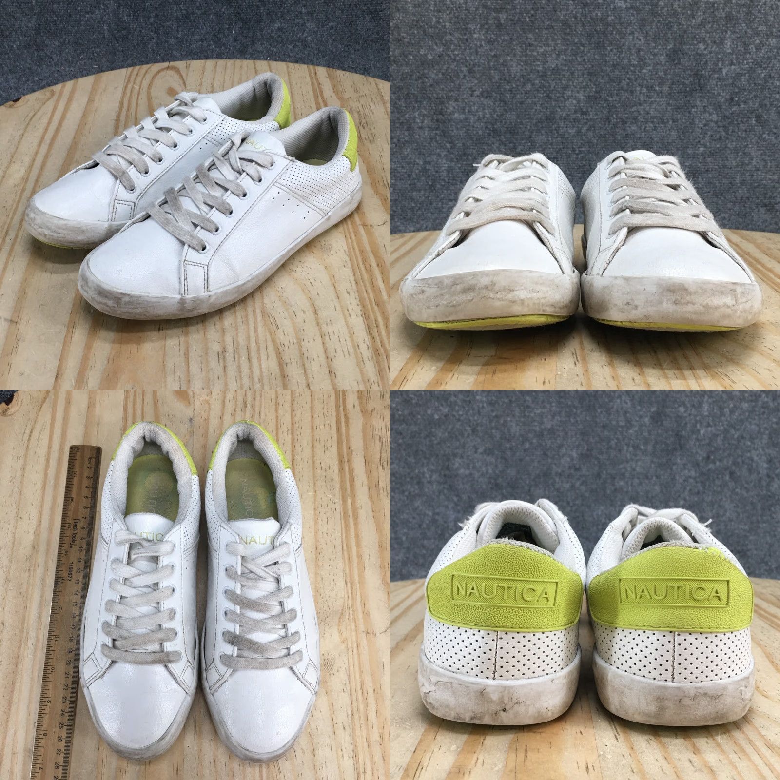 Nautica Nautica Esmae White Low Top Casual Lace Up Sneakers Comfort Womens Shoes 8 Size M / US 6-8 / IT 42-44 - 8 Thumbnail