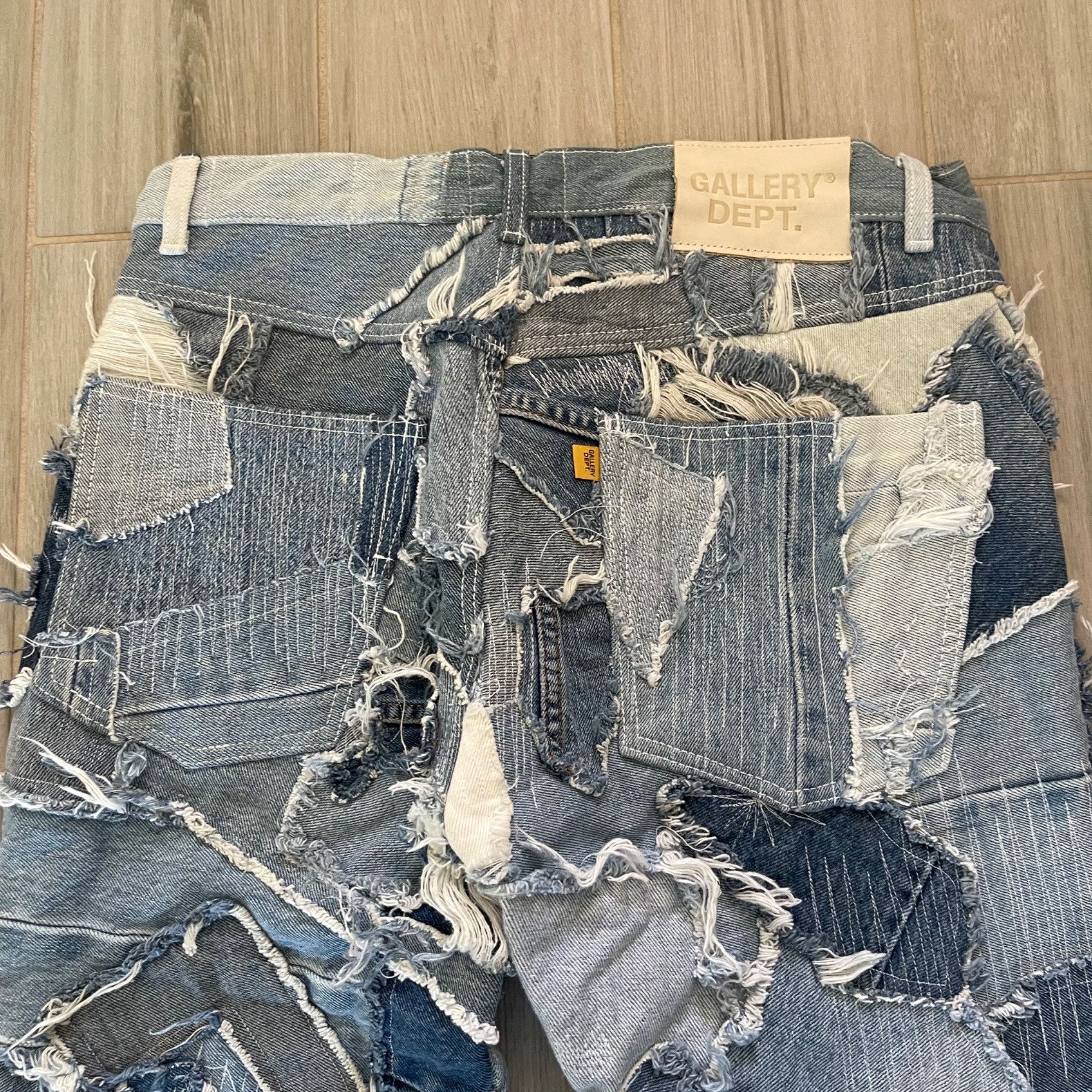 Gallery Dept. NEW GALLERY DEPT. LOGAN RECYCLED DENIM JEANS SZ 32 32x32 Size US 32 / EU 48 - 2 Thumbnail