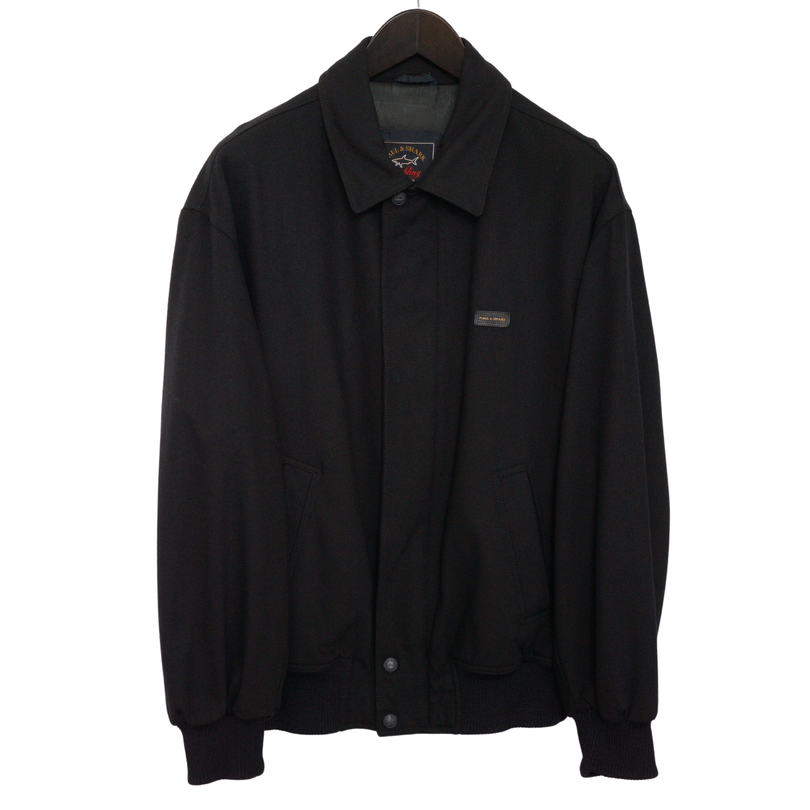 image of Paul Shark Men Paul & Shark Yachting Coat Made In Italy L Uk42 Eu52 in Black (Size Large)