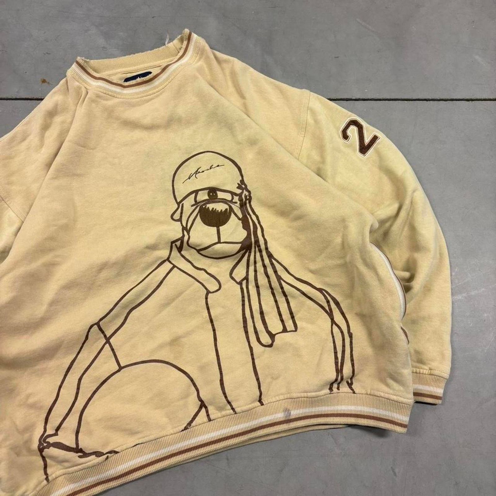 Other Y2k earthtone cartoon crewneck Size US XL / EU 56 / 4 - 2 Thumbnail