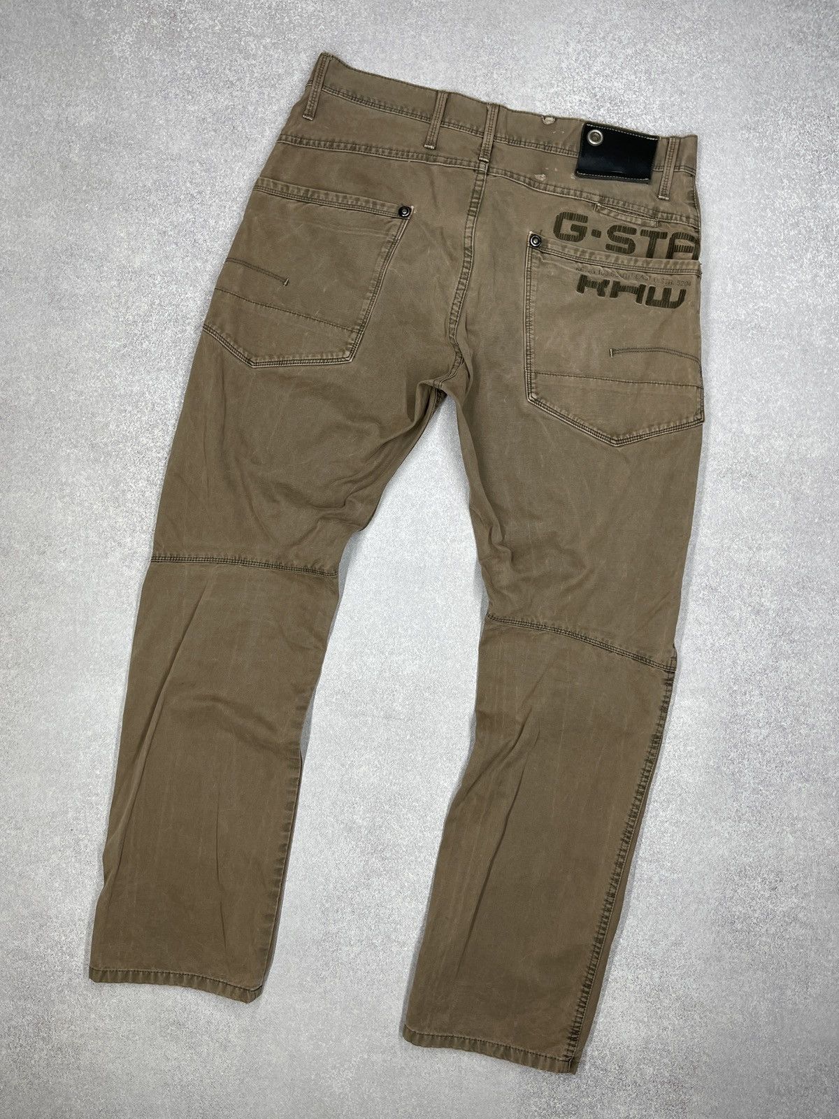 G-Star Vintage G Star Raw 3301 KBWG 100 Denim Pants Big Logo Y2K Size US 32 / EU 48 - 1 Thumbnail