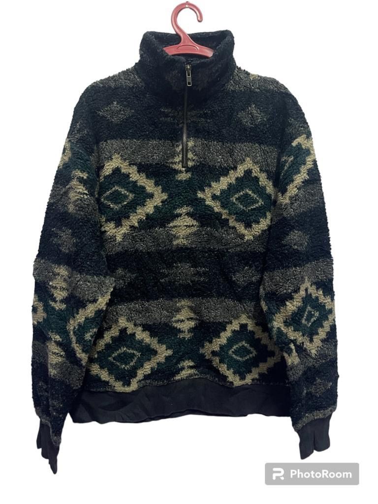 Polo Ralph Lauren Aztec Jacket Made in USA Tops