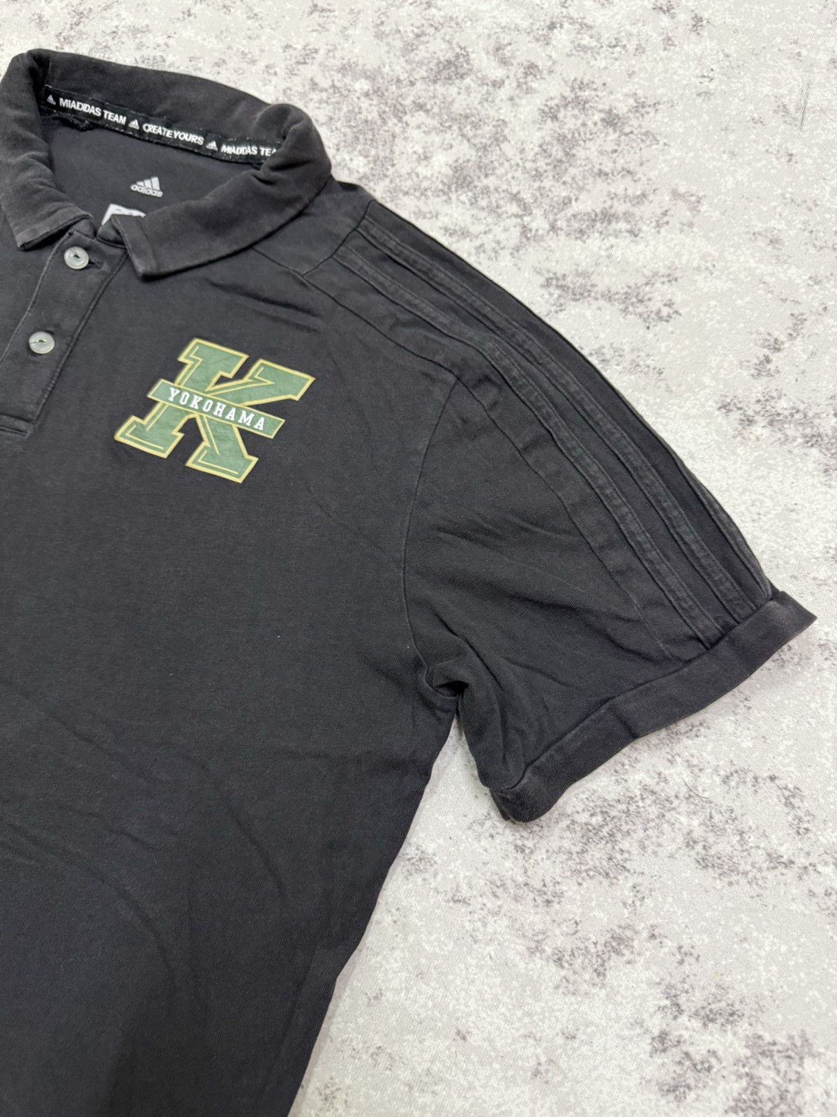 Adidas Sun Faded🔥Adidas Yokohama Creat Your Team Polo Tshirt Size US S / EU 44-46 / 1 - 4 Thumbnail