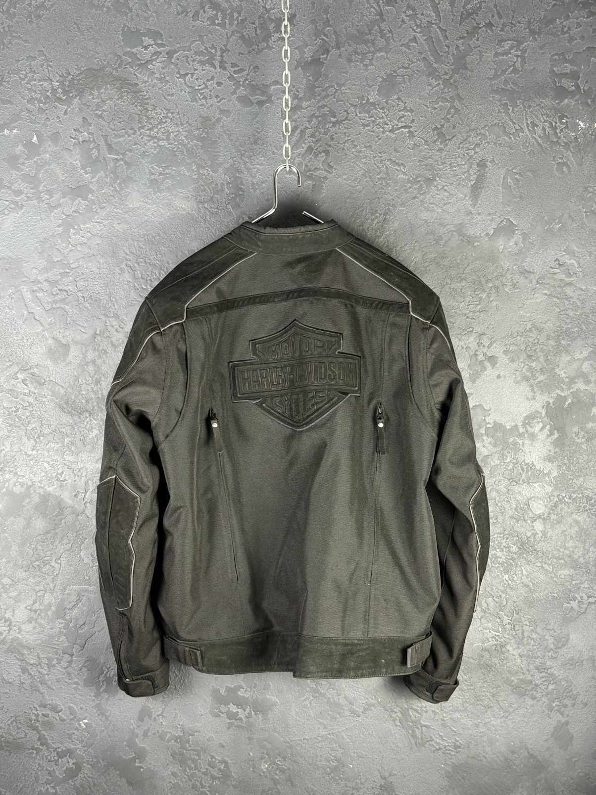 Harley Davidson Harley Davidson Authority Leanther Textile Jacket Body Armor Size US XL / EU 56 / 4 - 5 Thumbnail