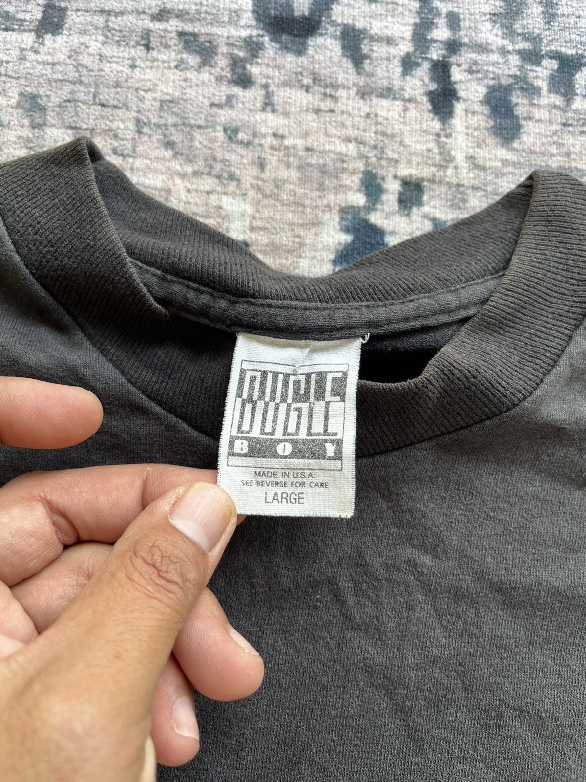 Bugle Boy Vintage Bugle Boy Big Logo 90s Tee USA Size US L / EU 52-54 / 3 - 5 Thumbnail
